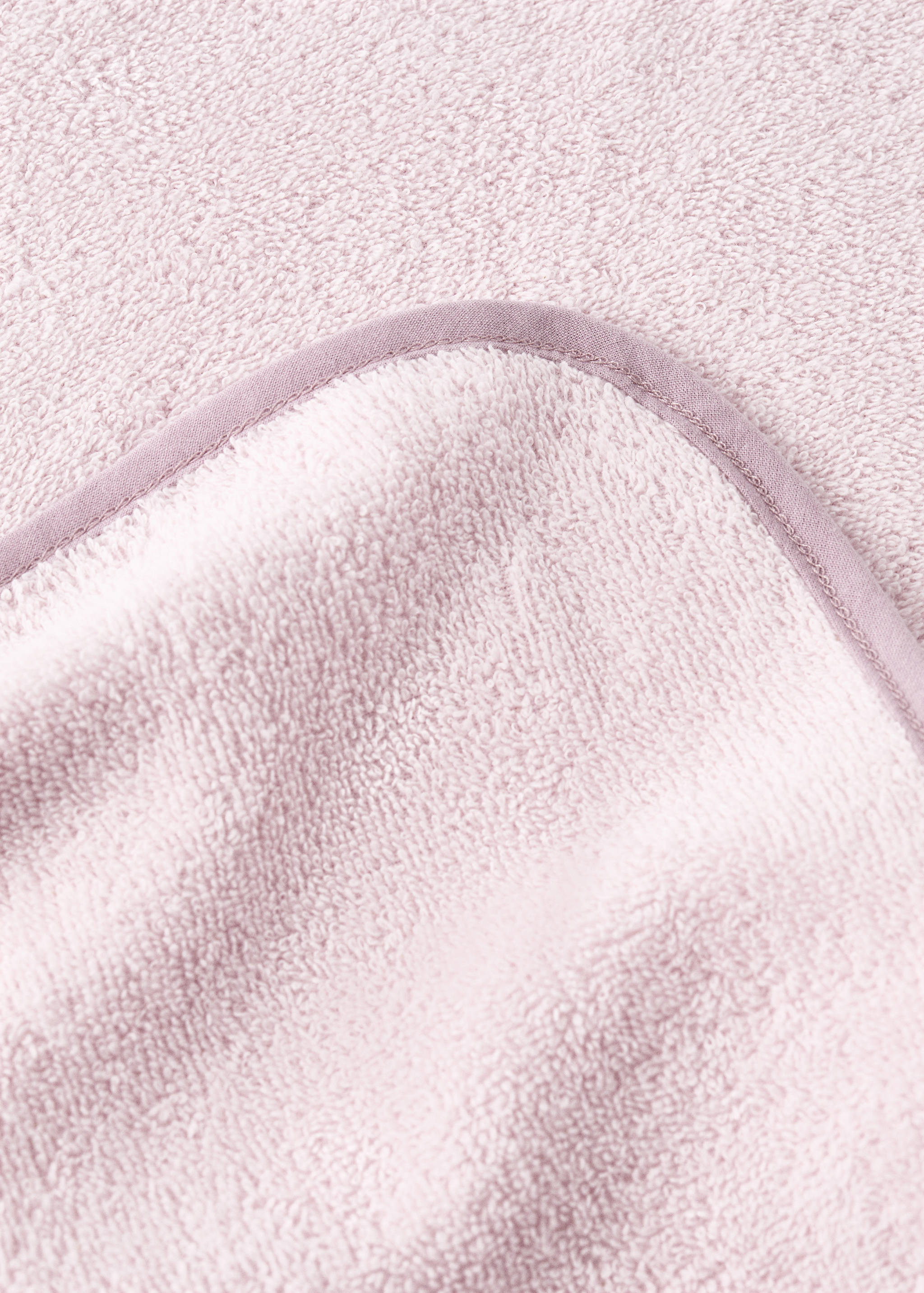 Children's bath towel with contrasting trim - Details of the article 2