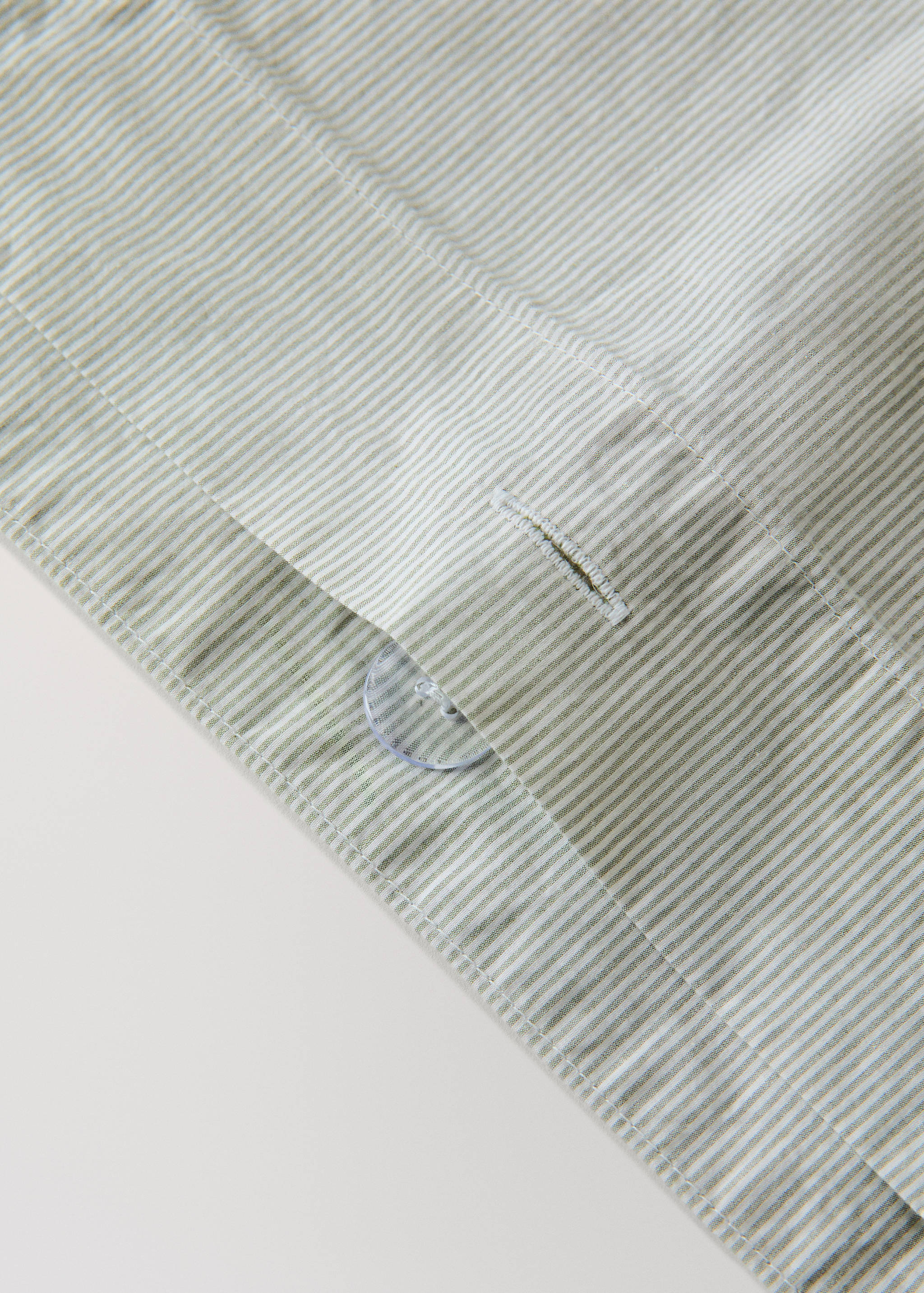 Housse de couette coton fil teinté lit 180/200 cm - Détail de l'article 2