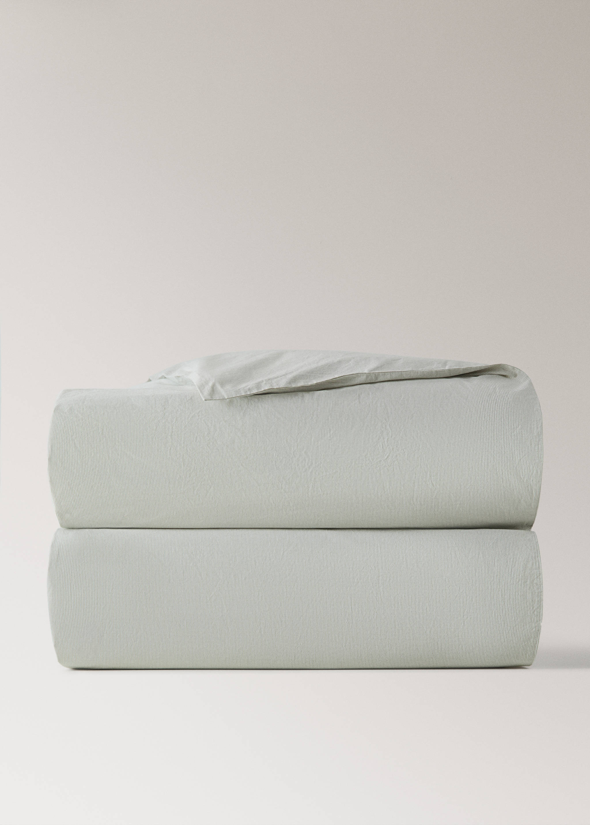 Cotton yarn-dyed duvet cover for bed 180/200 cm - Article without model