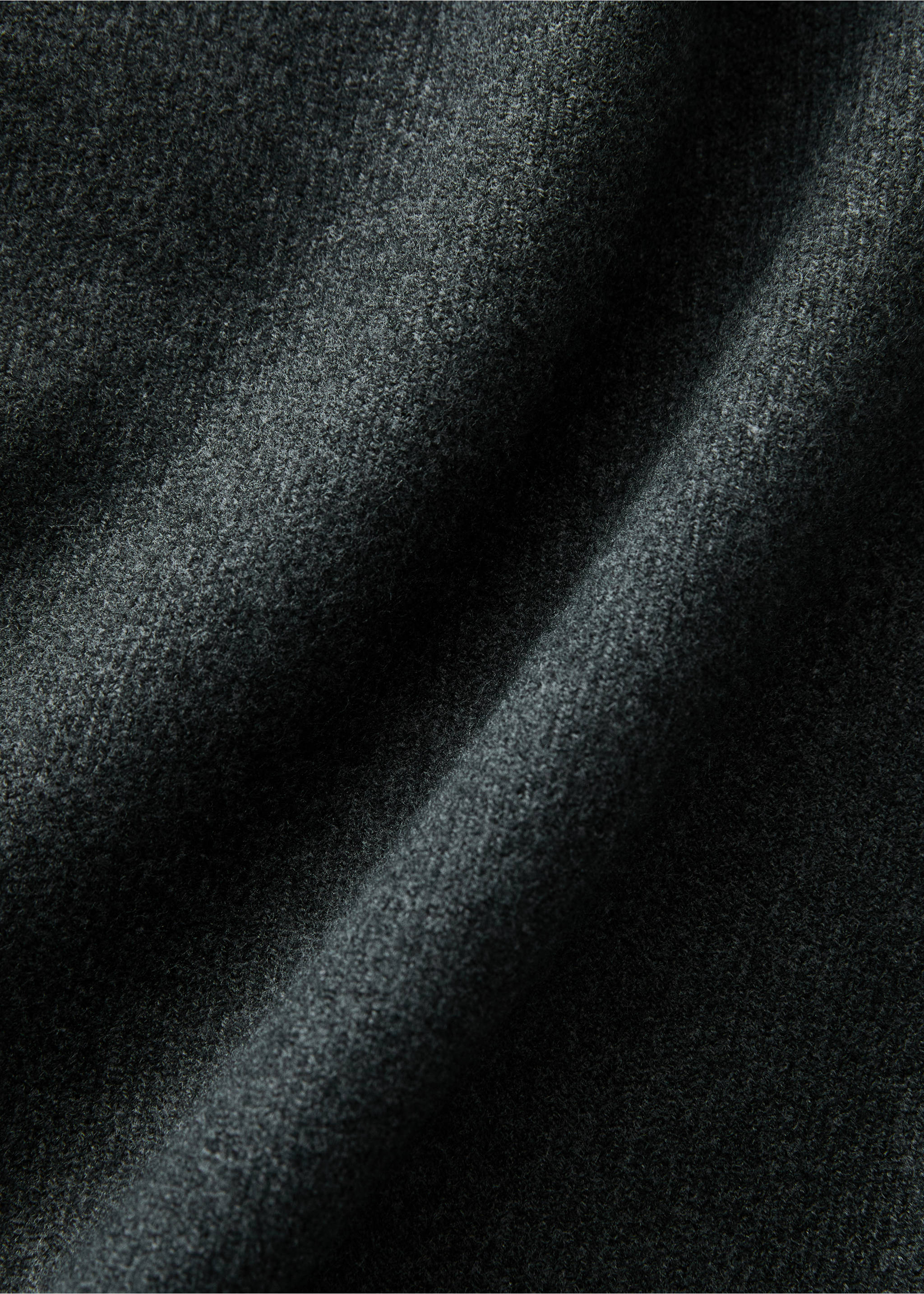 Soft blanket with fringe detail - Details of the article 1, Grey. Ref: 27043283-00.