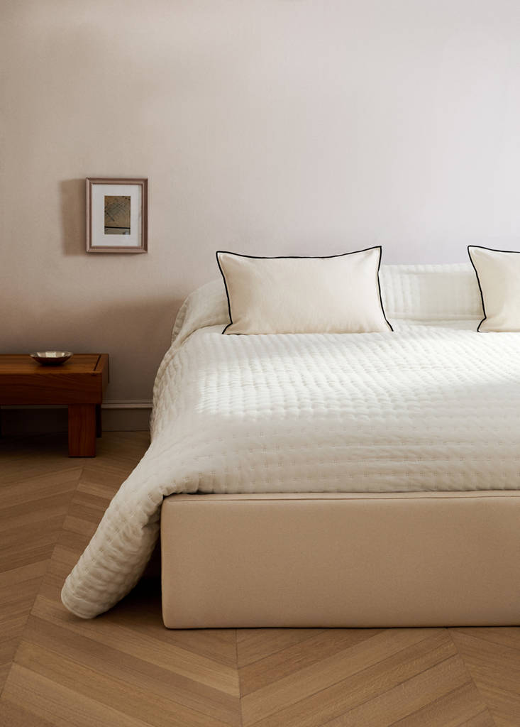 Mikrofaser-Bettdecke für Bett 130/140/150 cm — Ecru