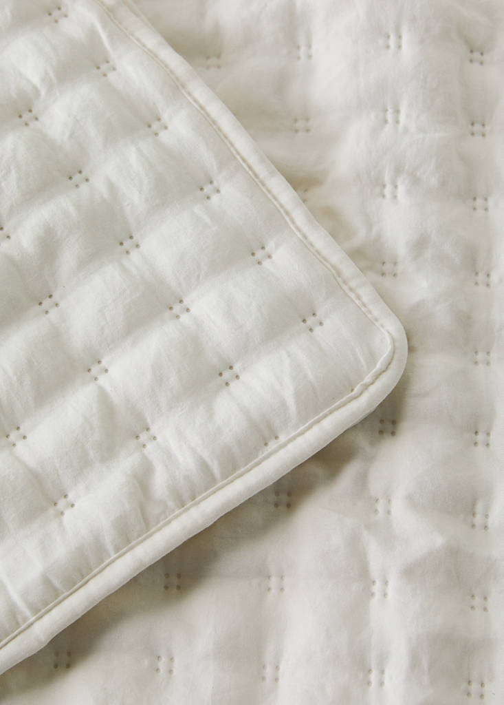 Mikrofaser-Bettdecke für Bett 130/140/150 cm — Ecru
