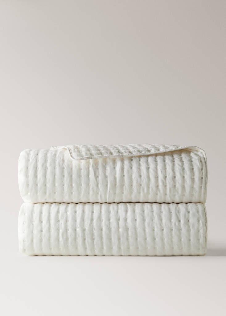 Mikrofaser-Bettdecke für Bett 130/140/150 cm — Ecru