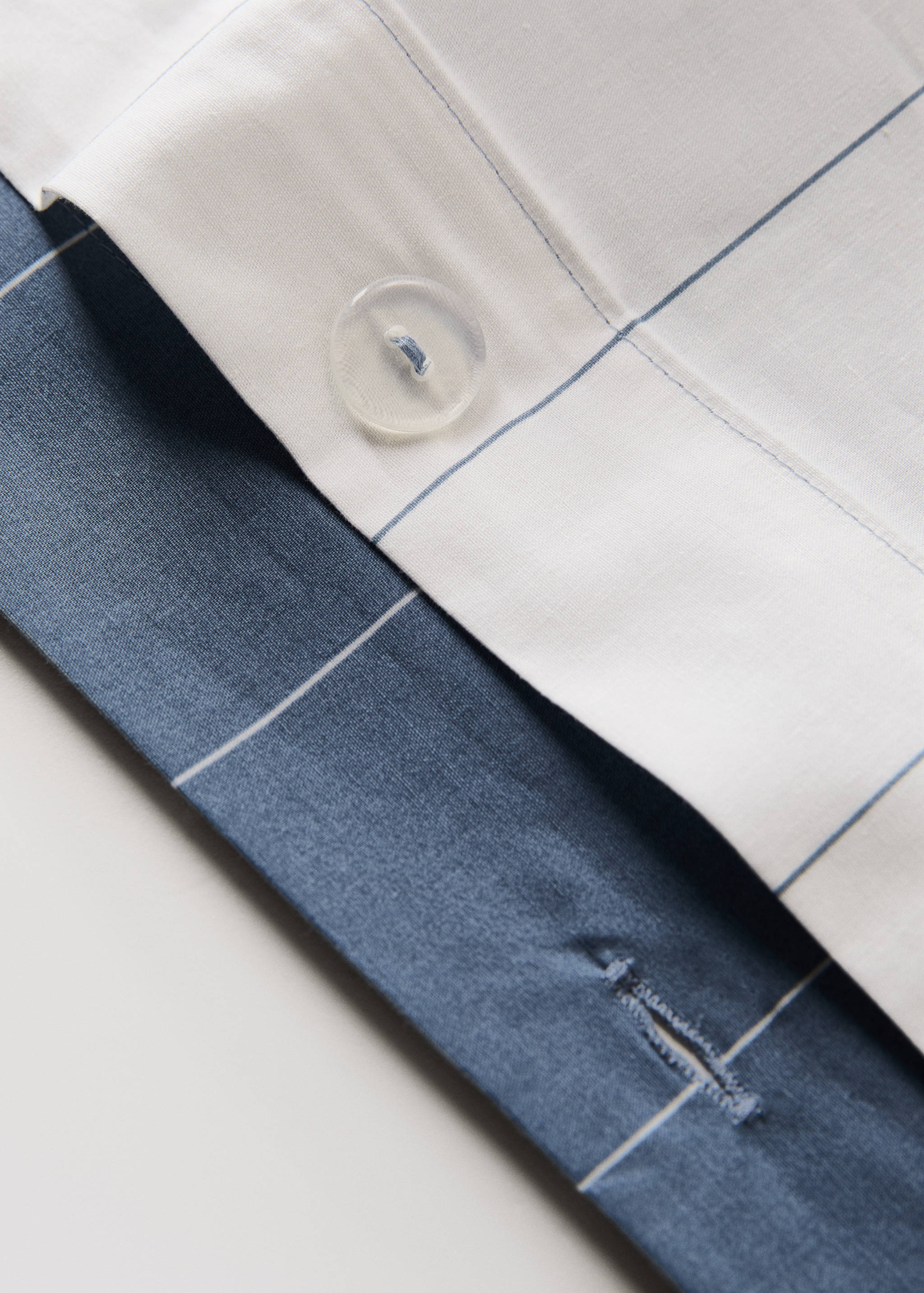 100% cotton reversible striped duvet cover for 90 cm bed - Details of the article 2