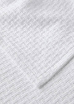 Tagesdecke aus Garment-Dyed-Baumwolle, Eckenverstärkung, für 180/200 cm Bett — Weiß 3