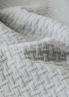 Tagesdecke aus Garment-Dyed-Baumwolle, Eckenverstärkung, für 180/200 cm Bett — Grau 2