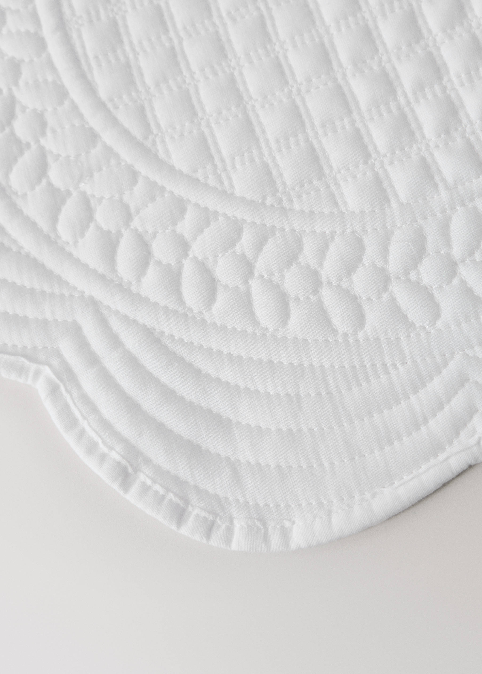 Set de table matelassé en forme de fleur - Détail de l'article 2