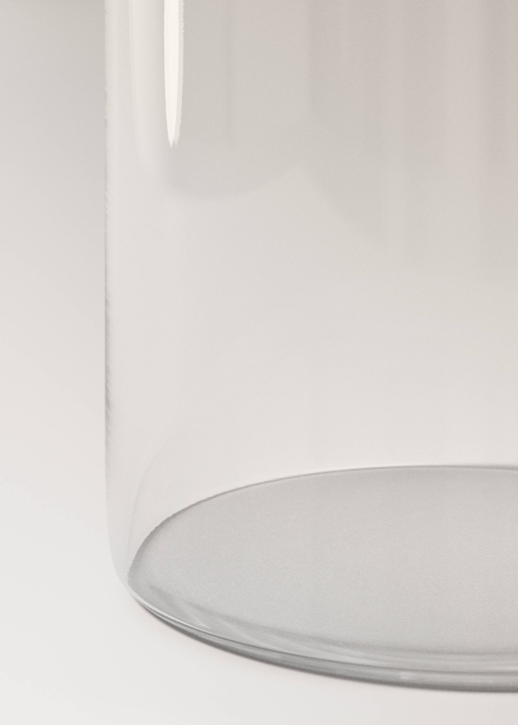 Large cylindrical borosilicate vase - Details of the article 2