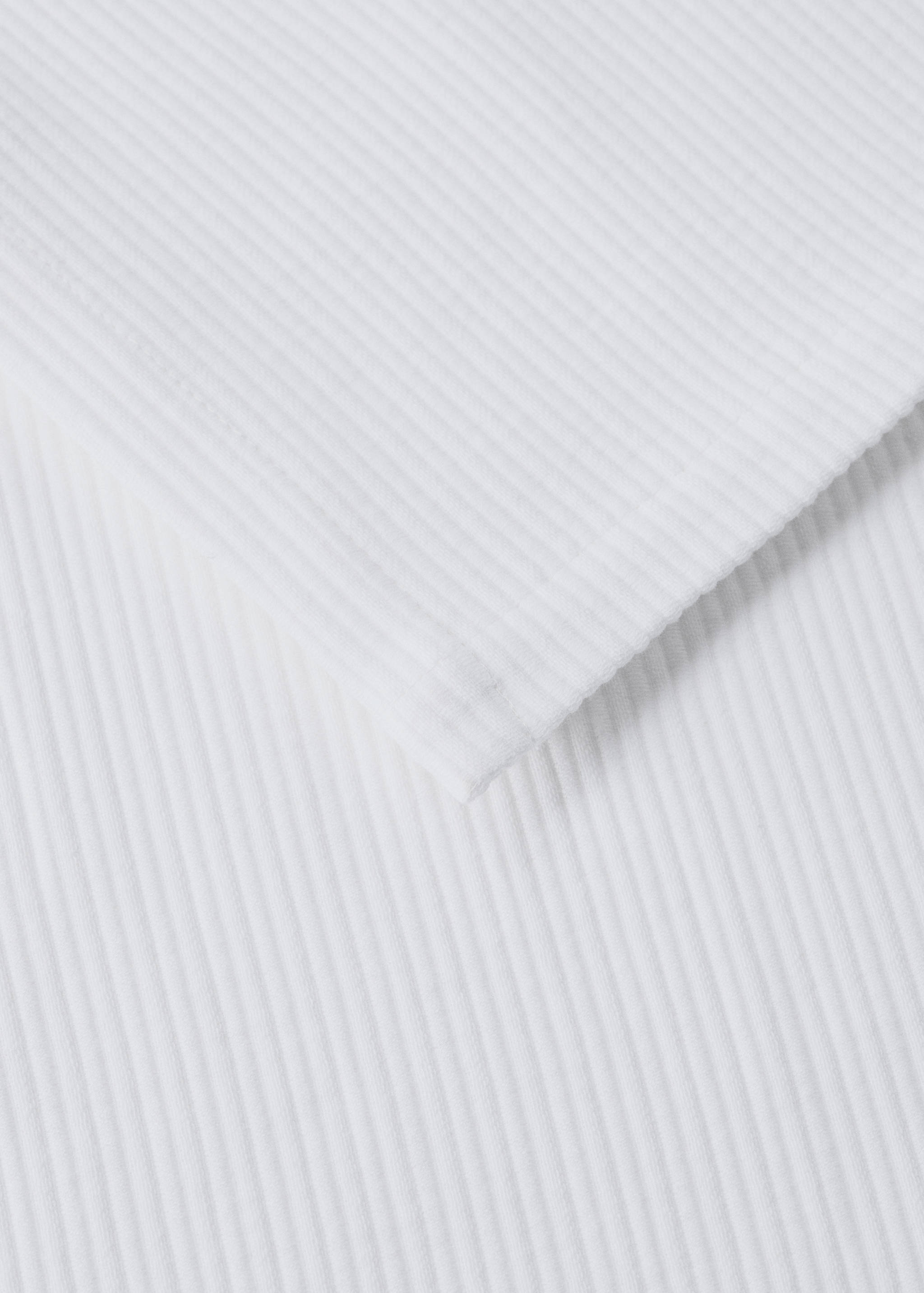 Jacquard cotton bedspread with fine stripes for a 130/150 cm bed - Details of the article 2