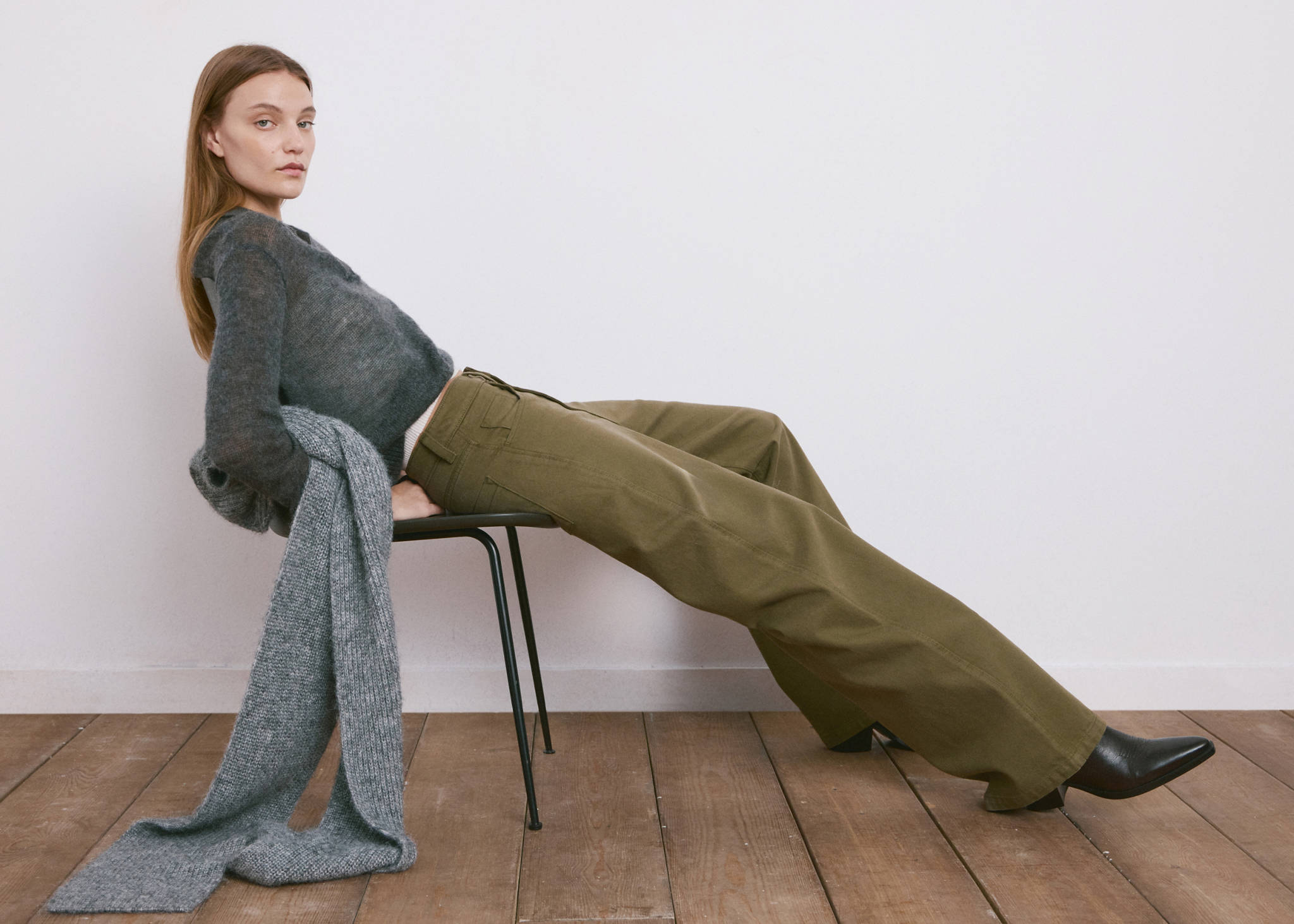 Mid-rise balloon jeans - Panoramic plane
