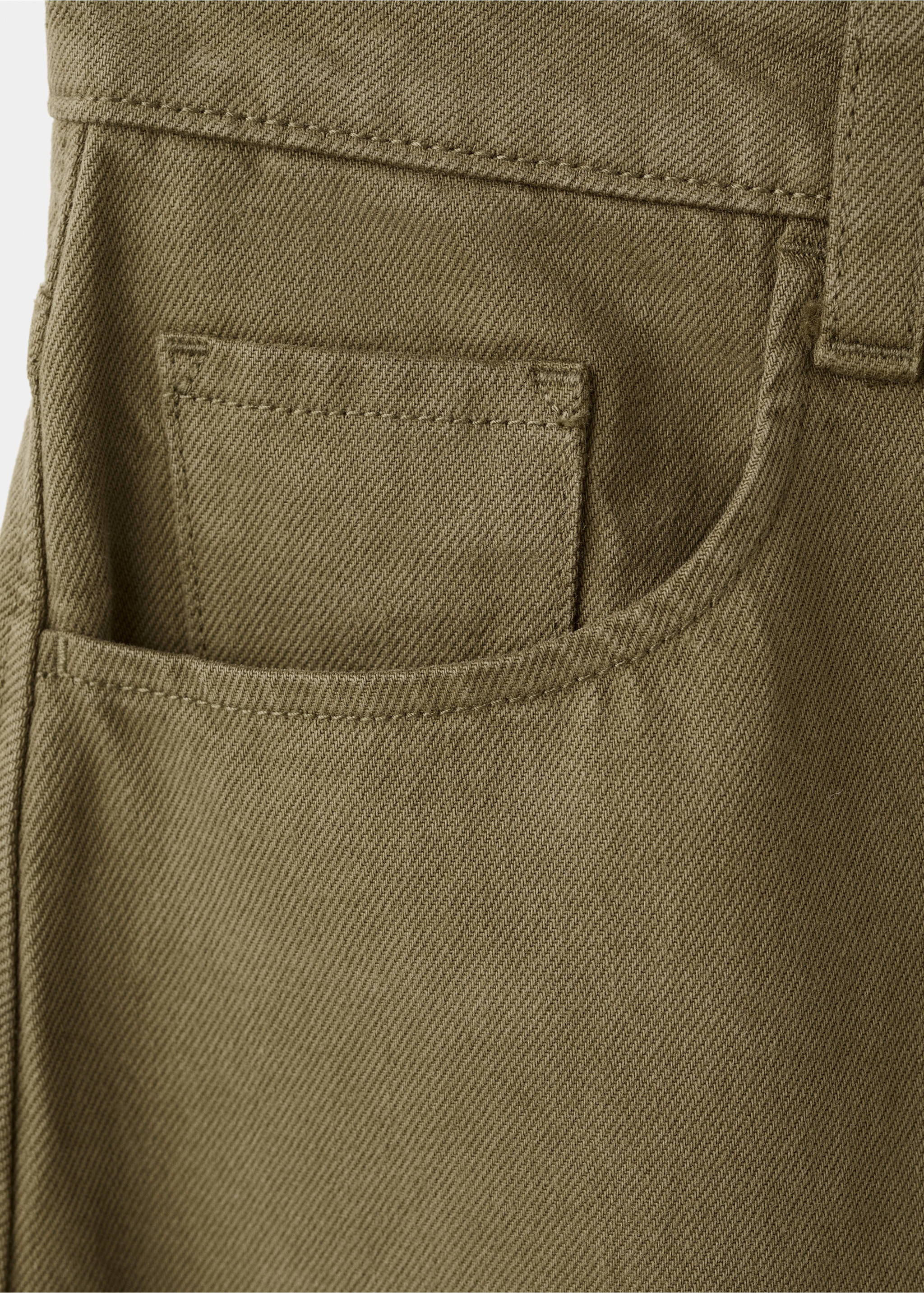 Mid-rise balloon jeans - Details of the article 0, Khaki. Ref: 27043298-00.