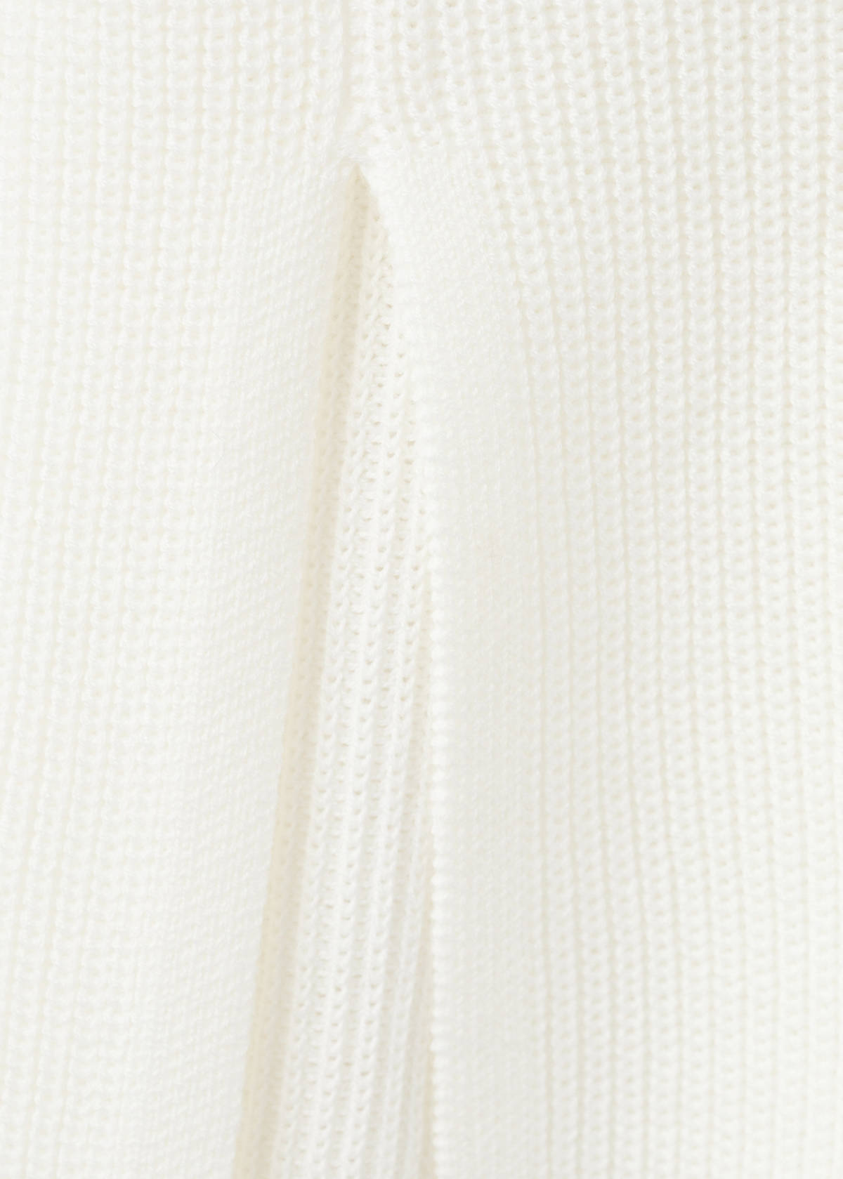 Turtleneck knit sweater — Off White