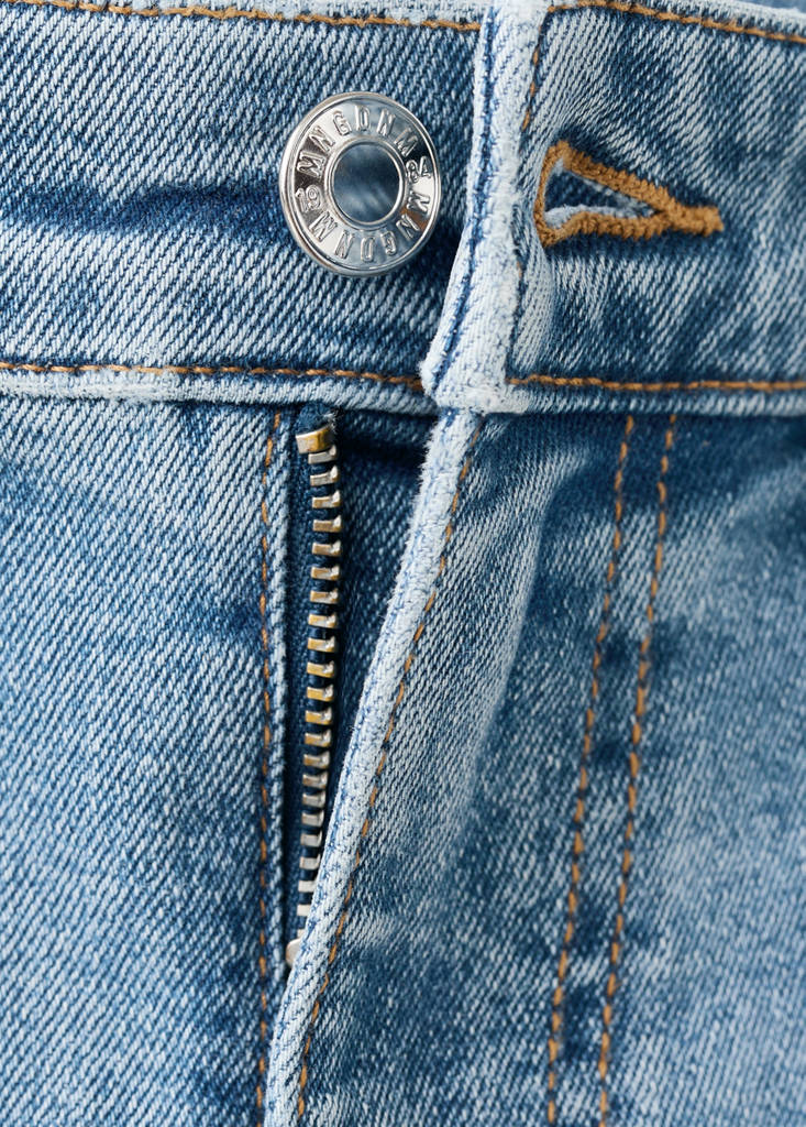 Sienna flared cropped jeans — Medium Blue