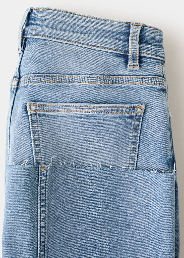Sienna flared cropped jeans — Medium Blue