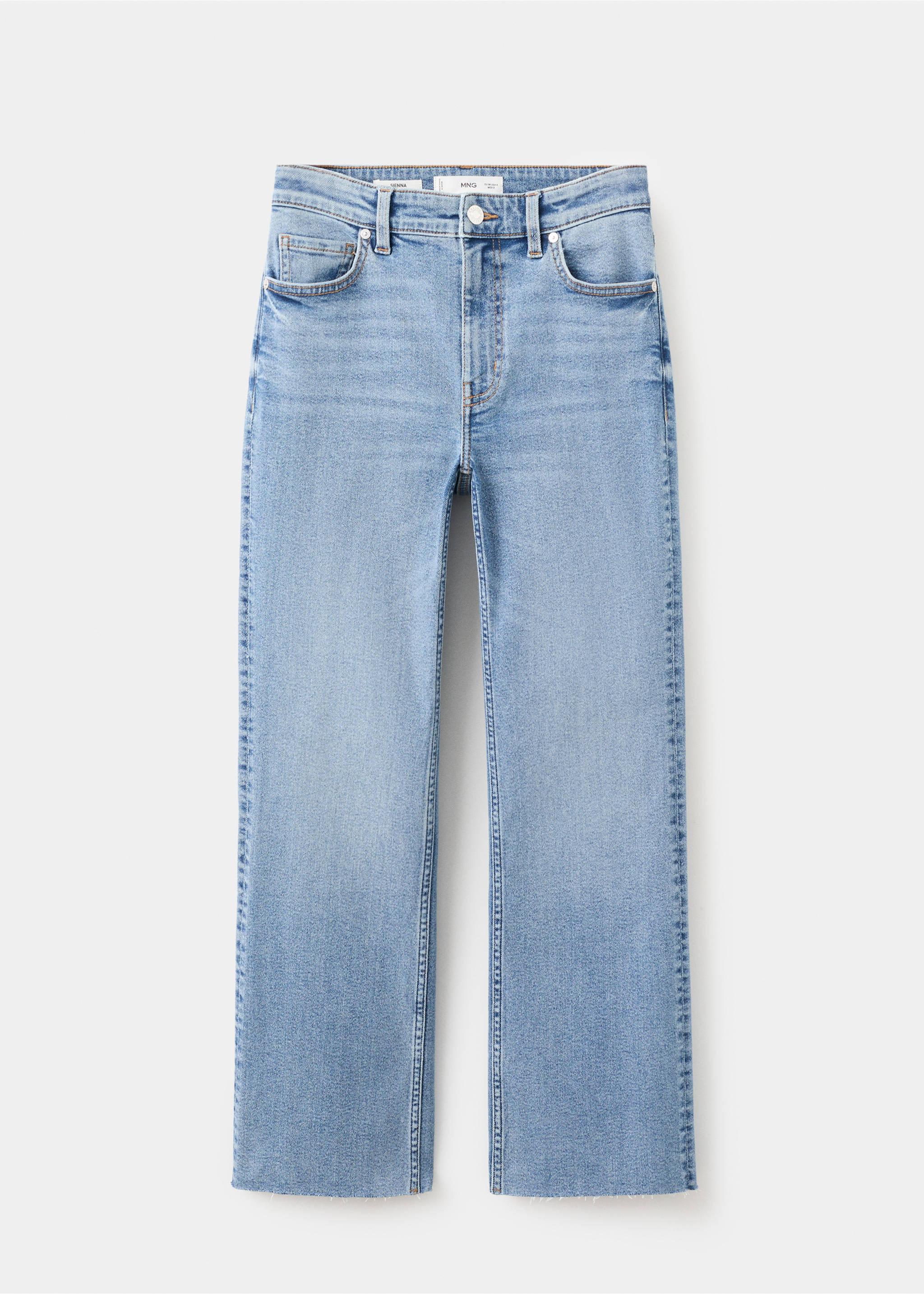 Jeans Sienna flare crop - Artículo sin modelo, Azul medio. Ref: 27043300-00.