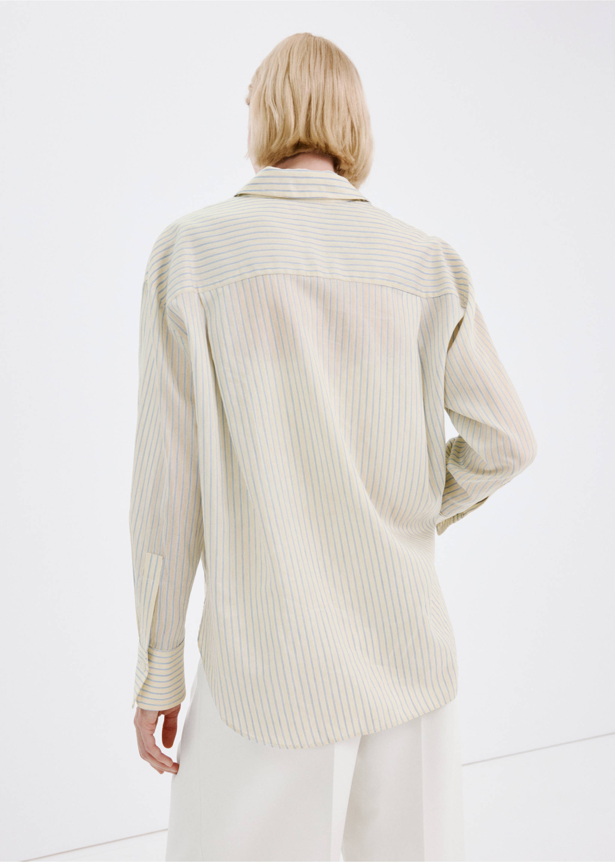 莱赛尔纤维口袋衬衫 - null, 浅黄色. Ref: 27043302-00.