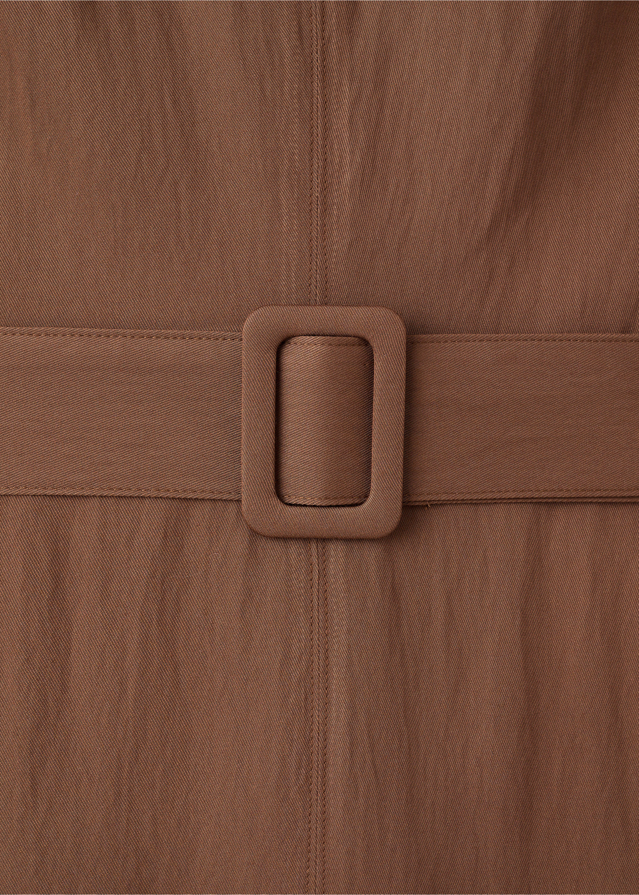 褶皱喇叭连衣裙 - null, 褐色. Ref: 27043304-00.