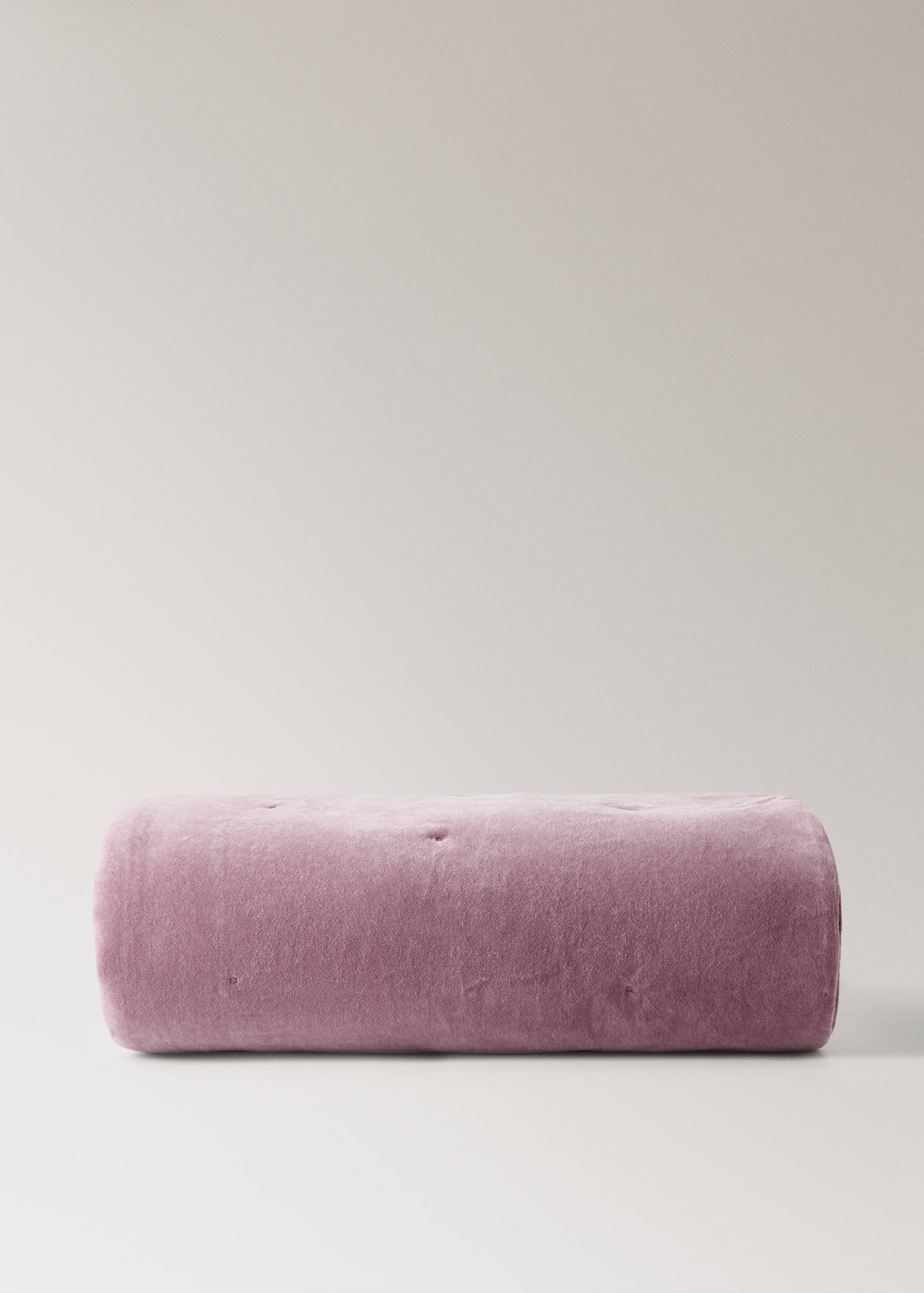 Linen velvet bedspread footboard - Details of the article 1