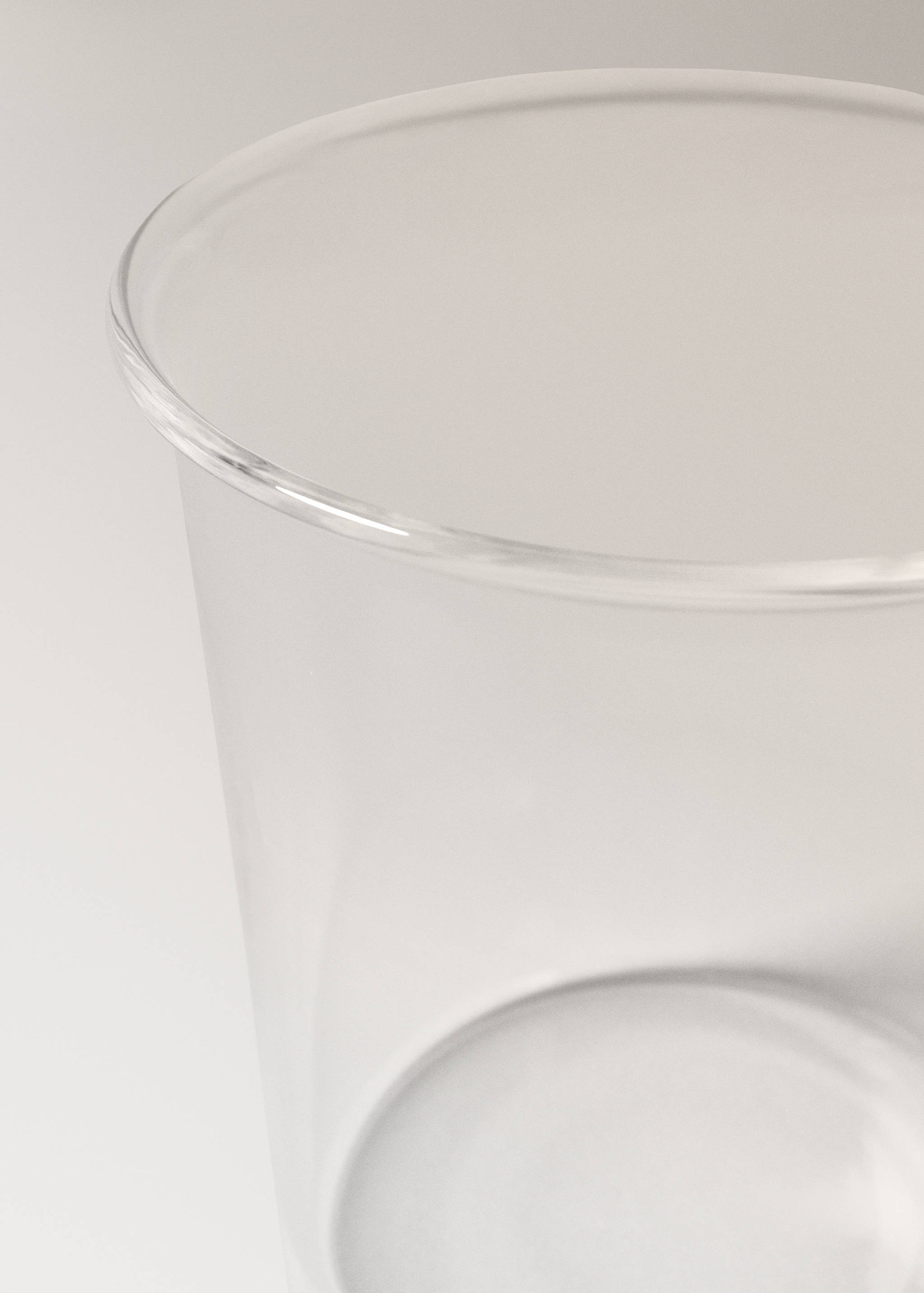 Litet glas med enkel design i borosilikat - Detaljer om artikeln 1