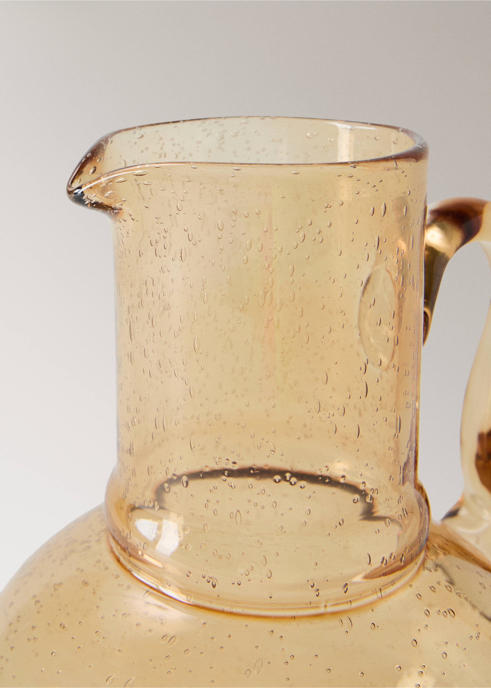 Kolorowy wazon ze szkła z bąbelkami - Szczegóły artykułu 1, Pomarańczowy. Ref: 27043313-00.