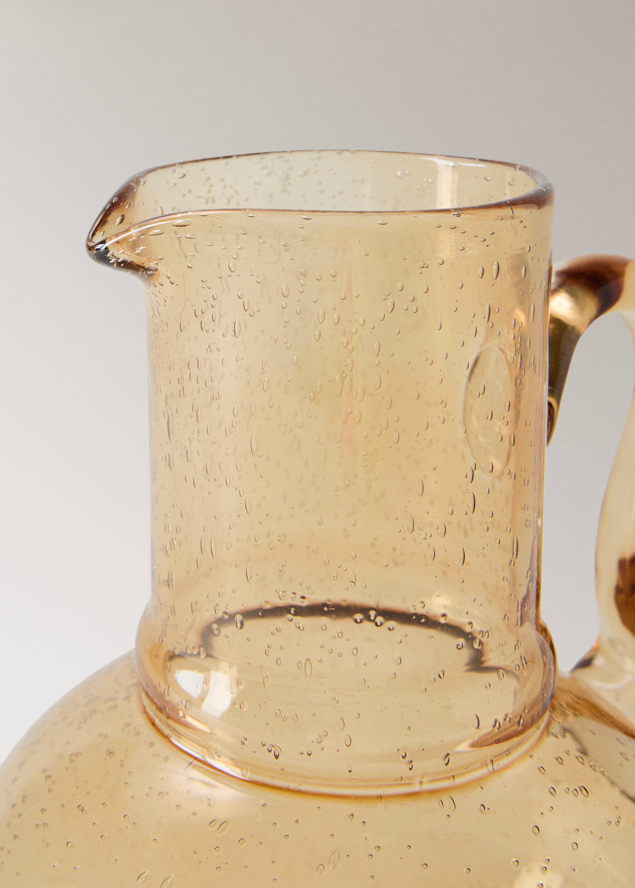 Karaff i färgat glas med bubblor - Detaljer om artikeln 1