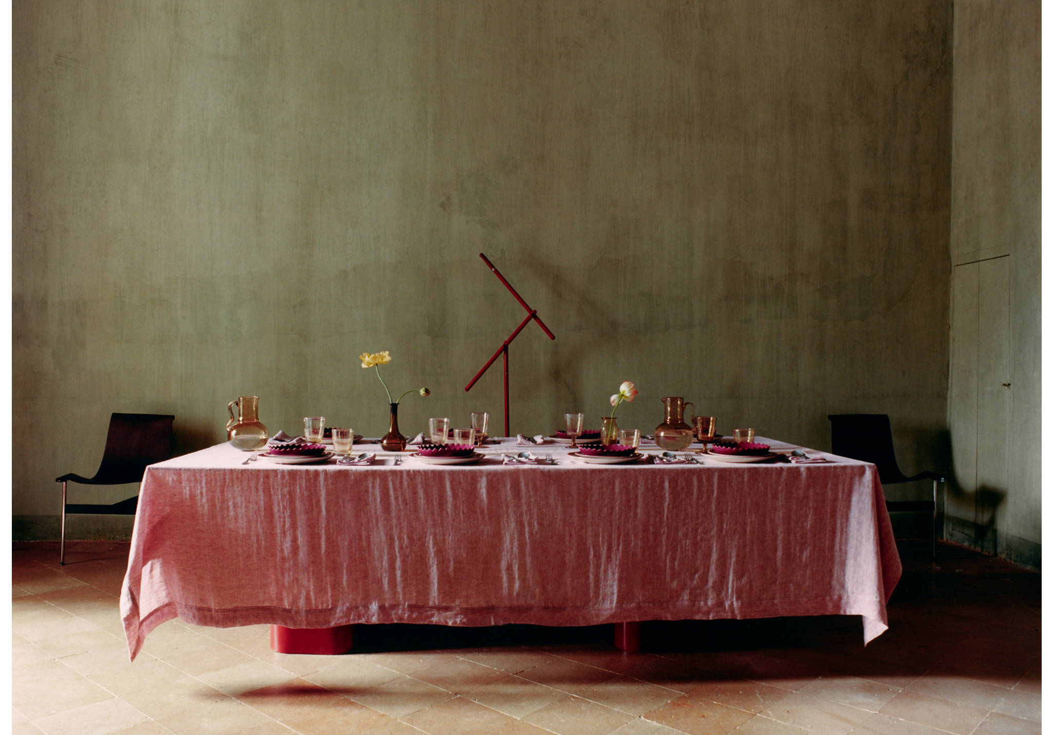 Bubble glass jug, colour - Panoramic plane