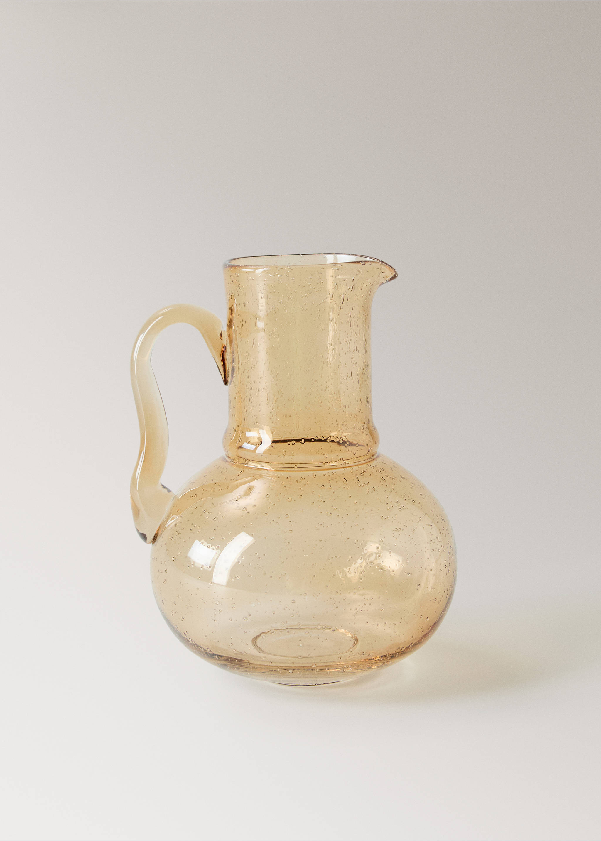 Bubble glass jug, colour - Article without model, Orange. Ref: 27043313-00.