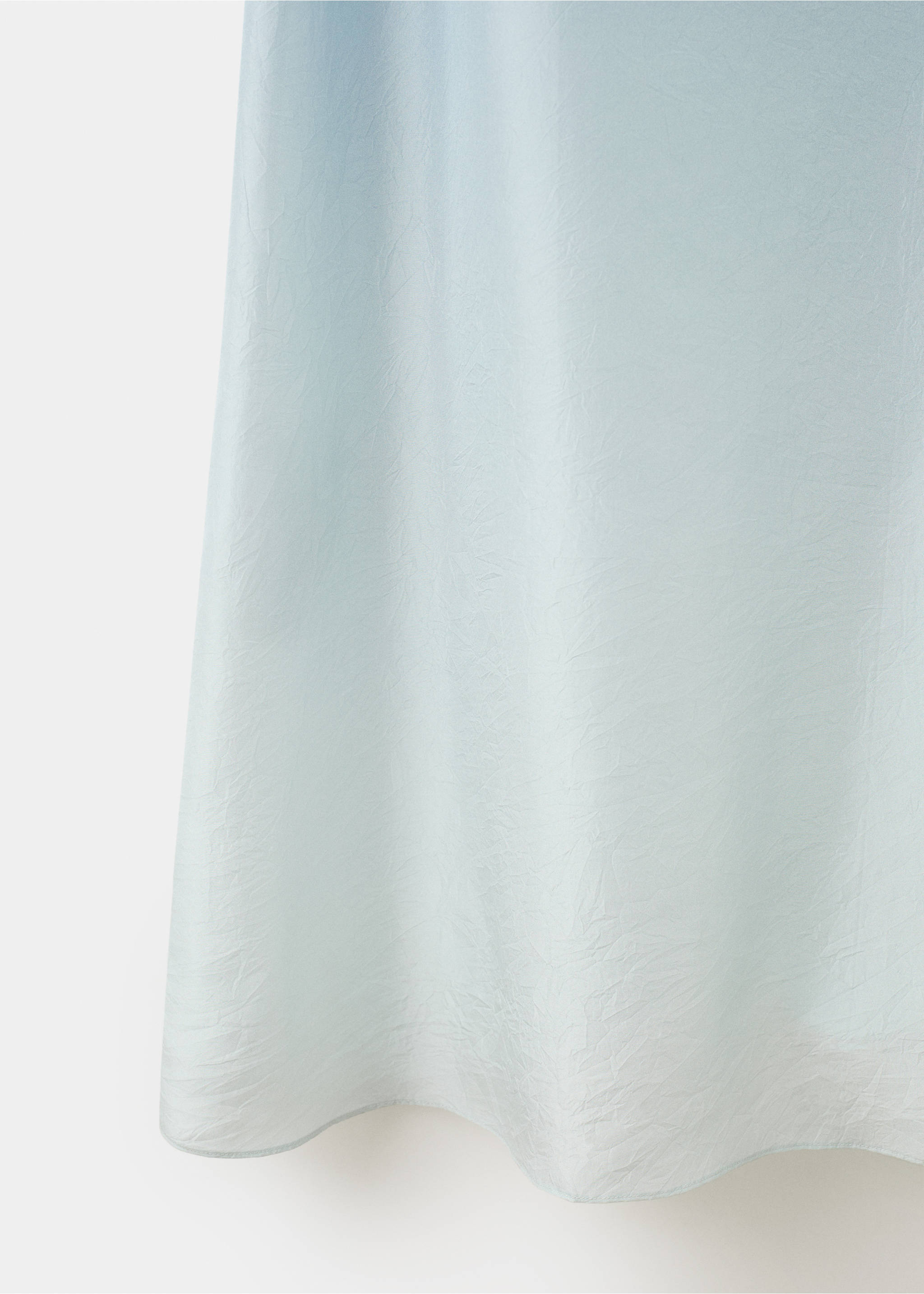 Ombre silk dress - Details of the article 8, Blue. Ref: 27043314-00.