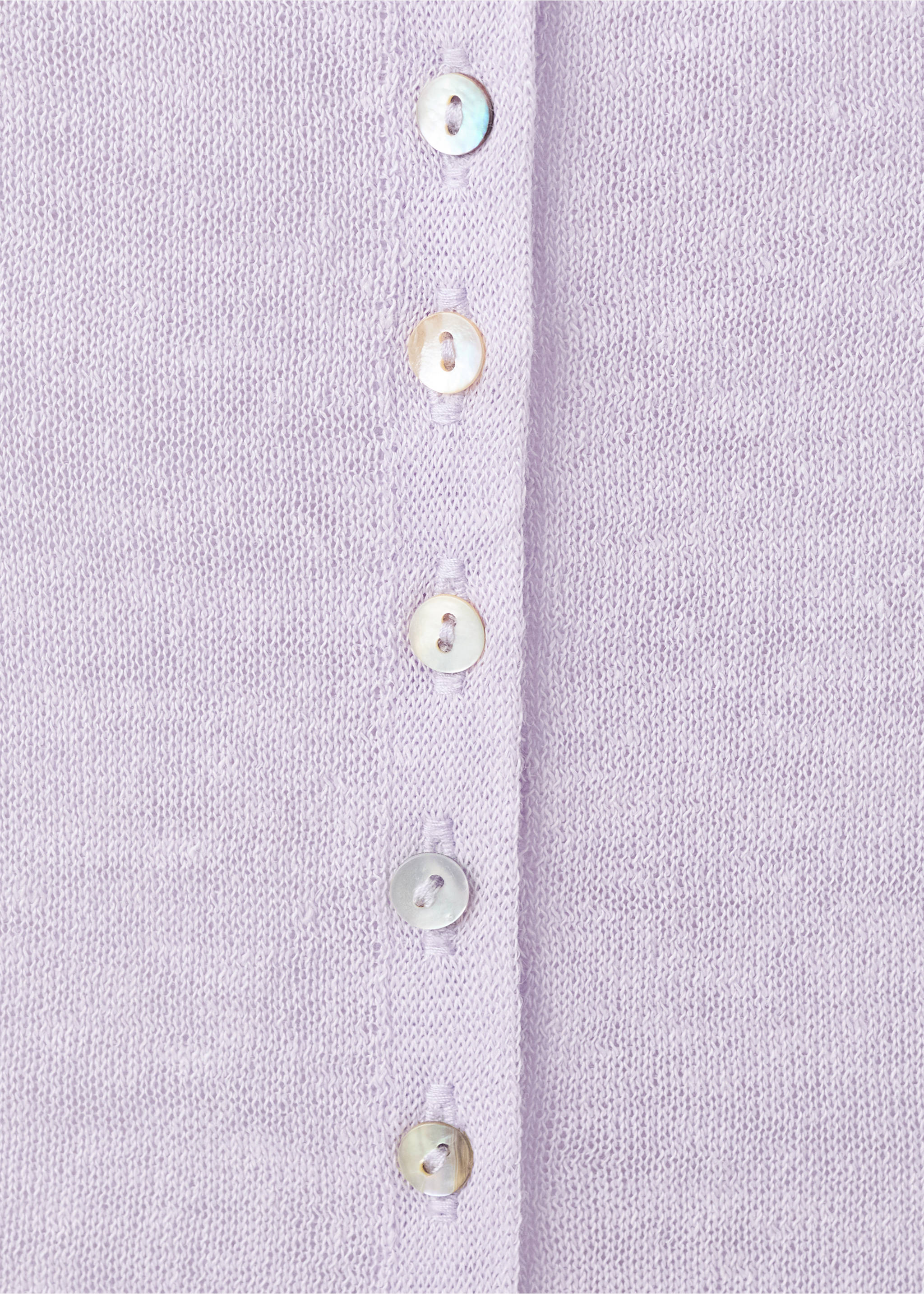 Cardigan en maille fine à manches courtes - Détail de l'article 0, Lilas. Ref: 27043315-00.