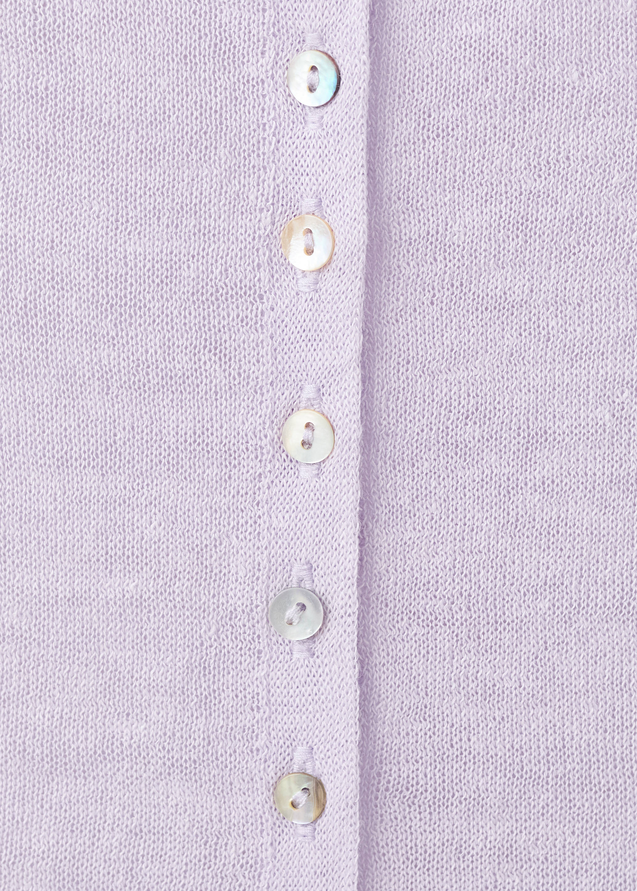 Cardigan en maille fine à manches courtes - Détail de l'article 0