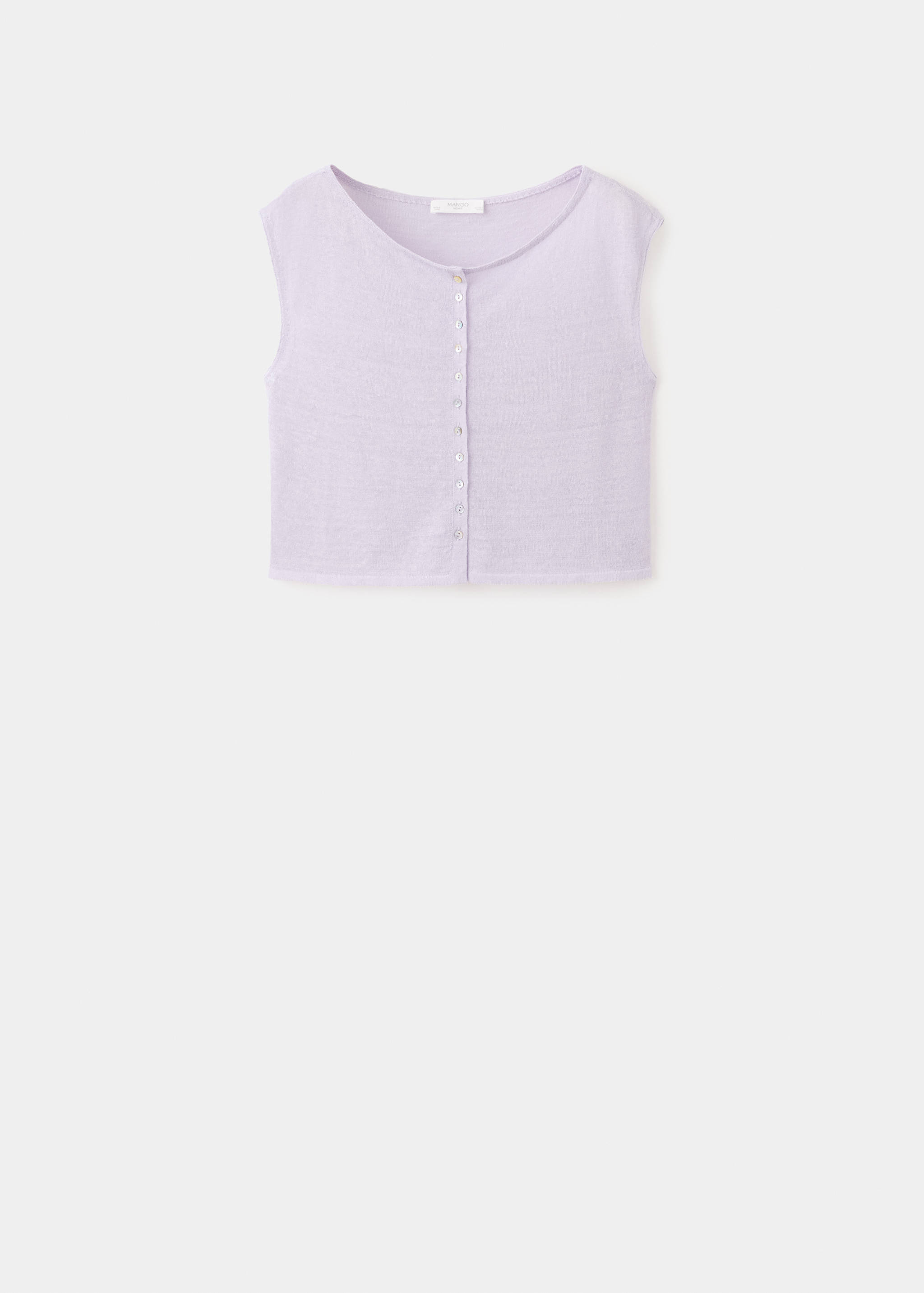 Cardigan en maille fine à manches courtes - Article sans modèle