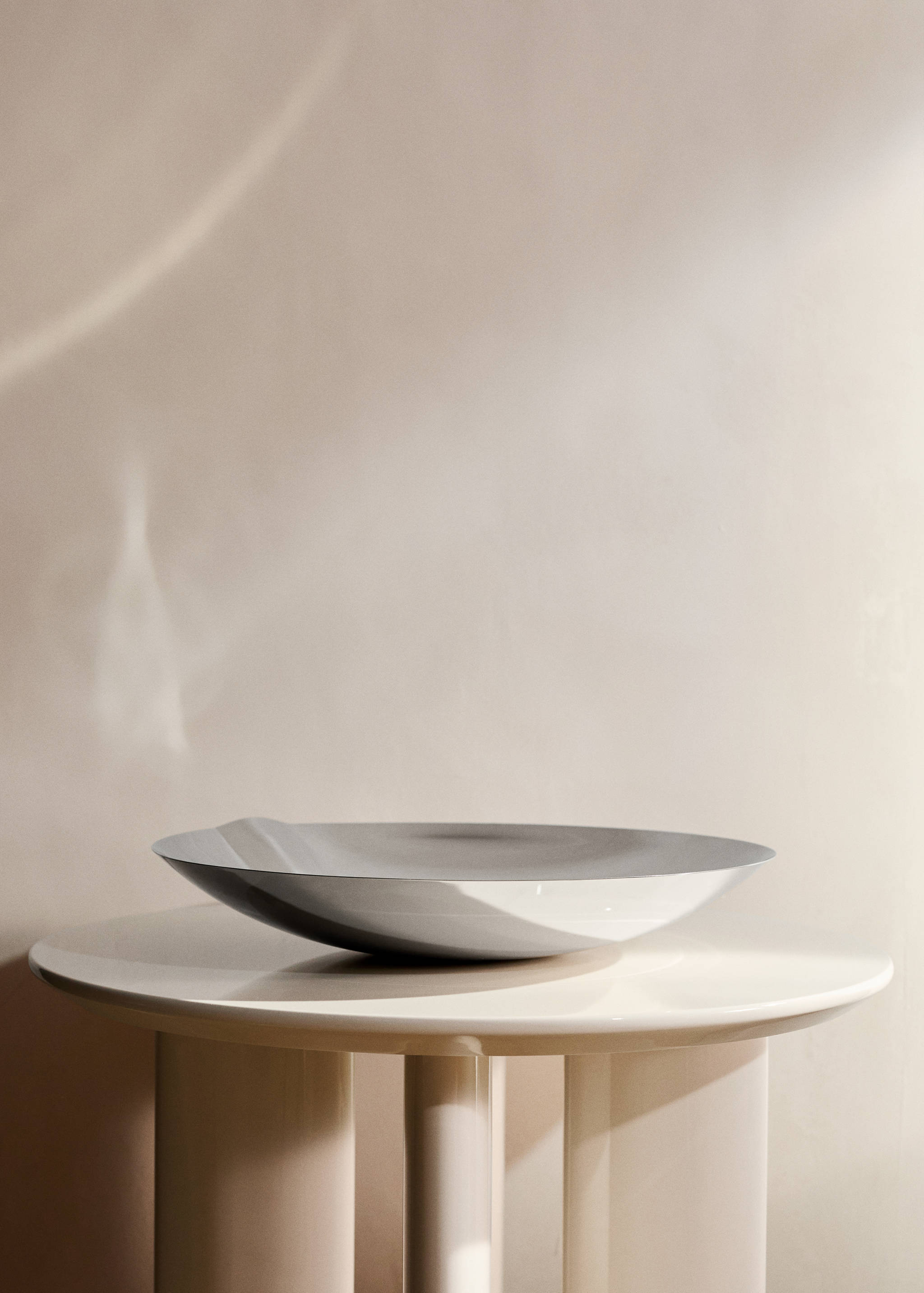 Grote decoratieve tray van staal - Overzichtstekening