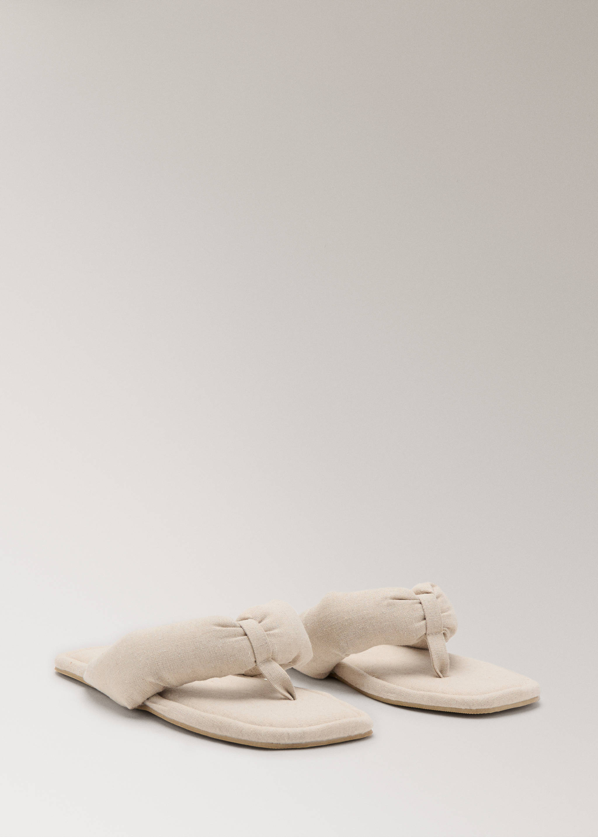 Padded mule slippers - Medium plane
