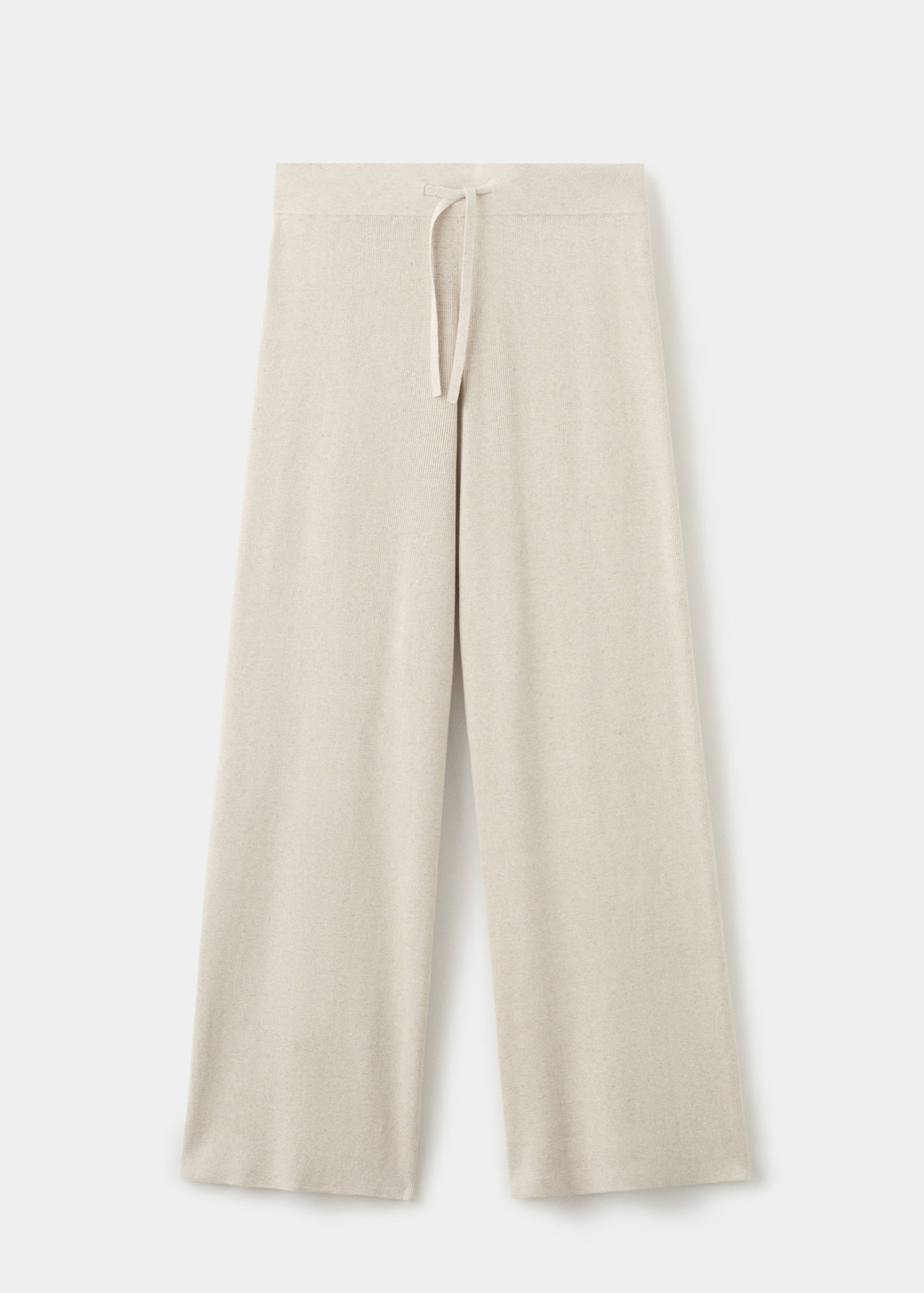 Fluid cotton-linen woven trousers - Article without model