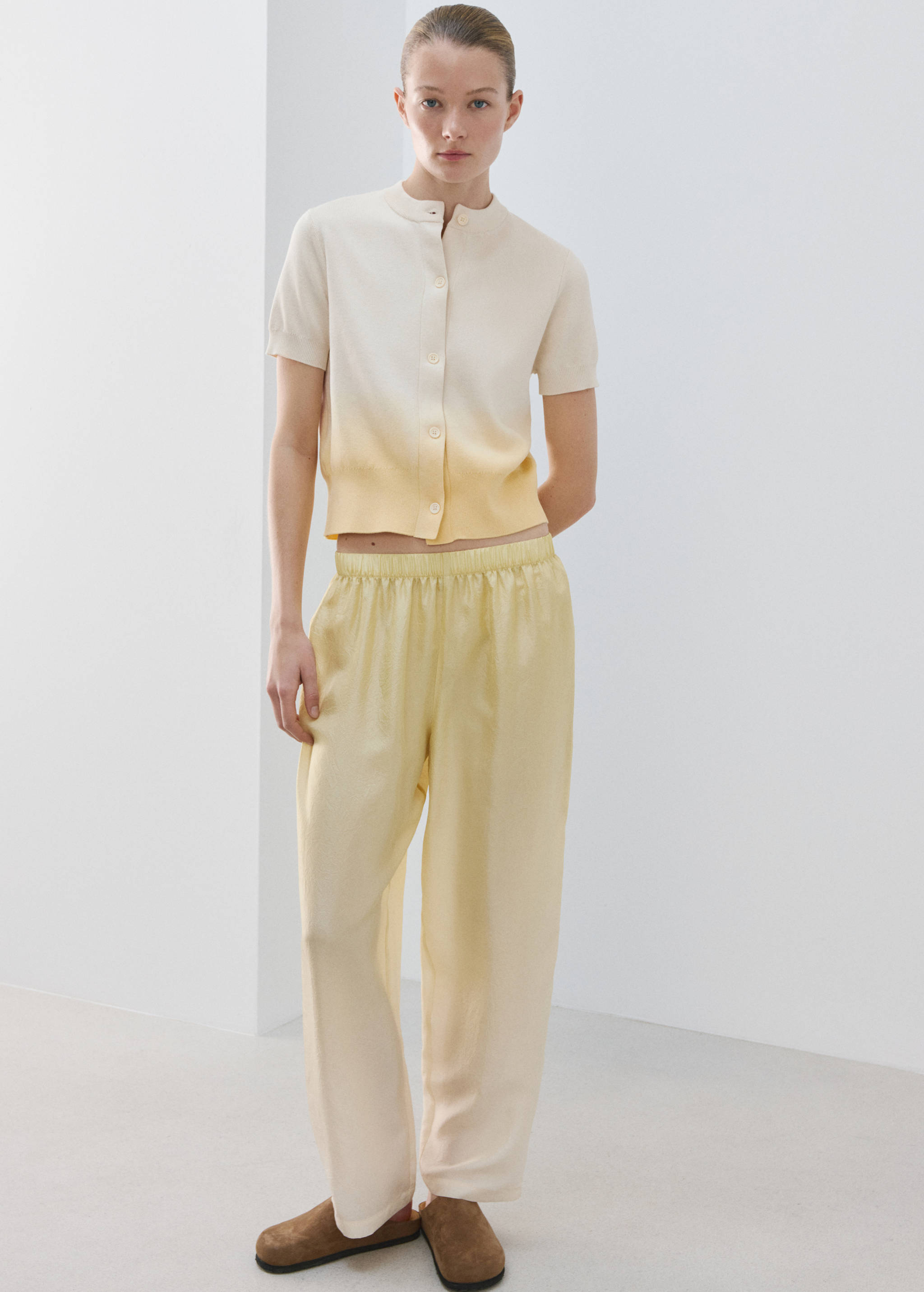 Cardigan dégradé 100 % coton - Plan général