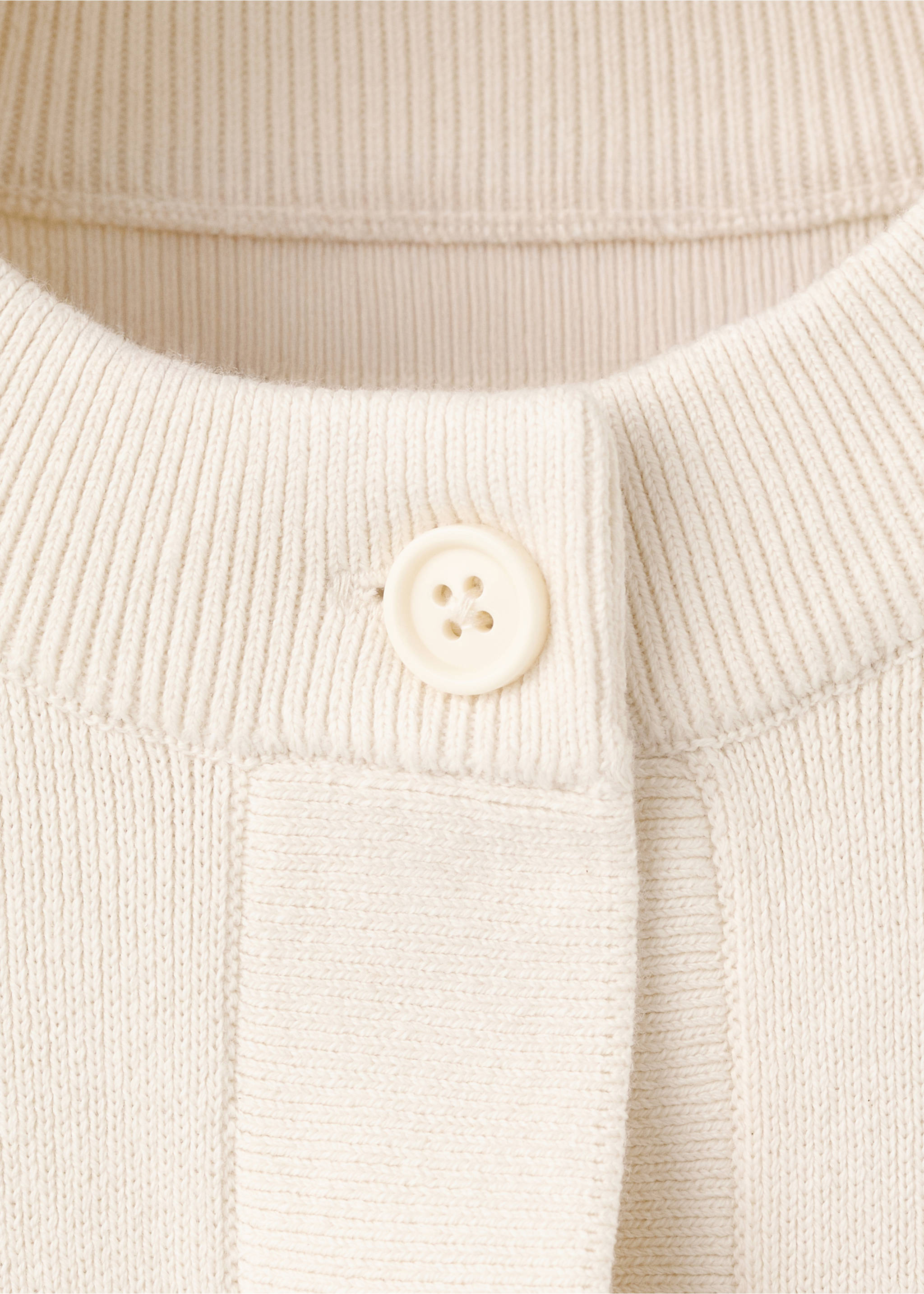 100% cotton gradient cardigan - Details of the article 8, Pastel Yellow. Ref: 27043319-00.