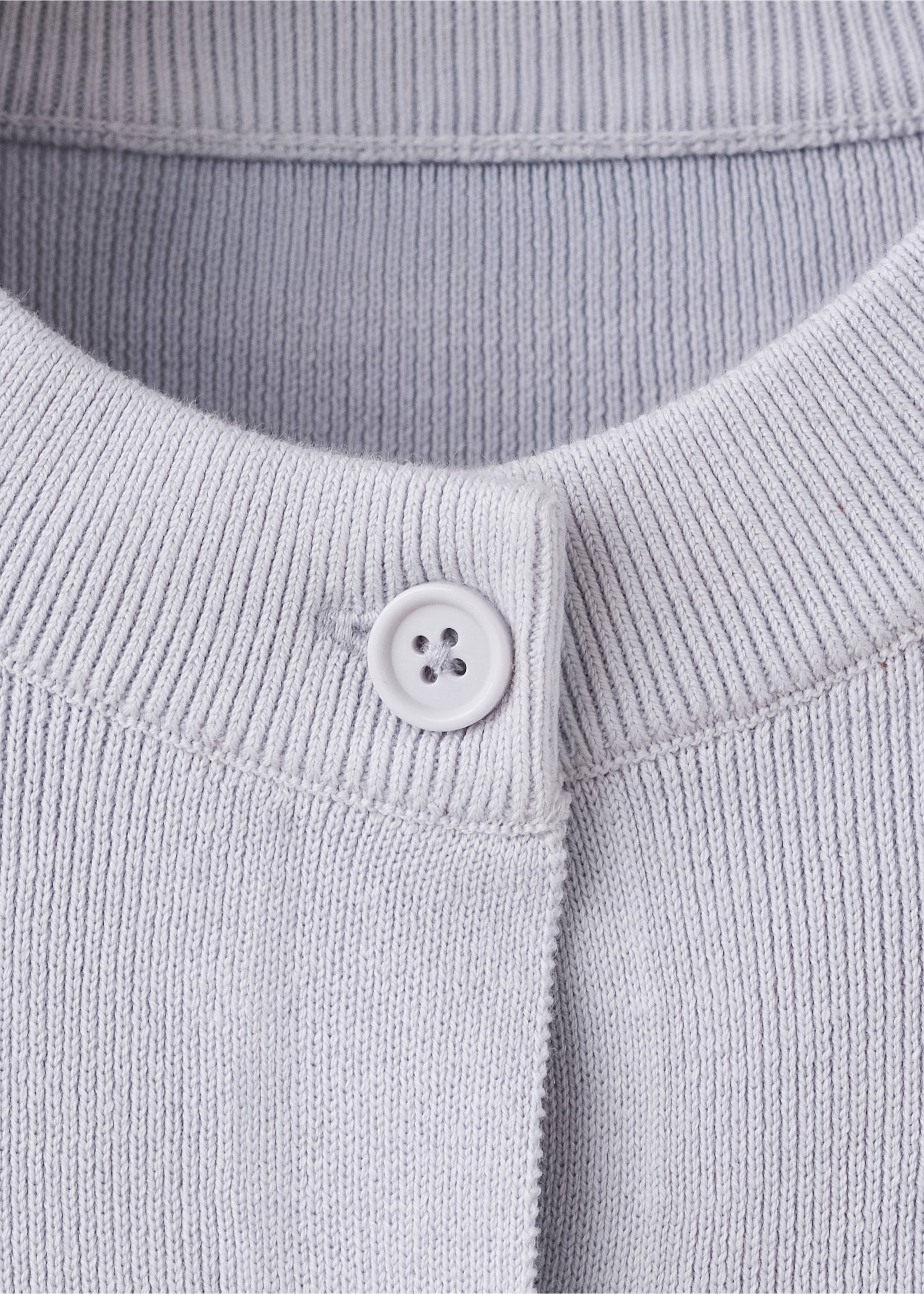 100% cotton gradient cardigan - Details of the article 8, Lilac. Ref: 27043320-00.