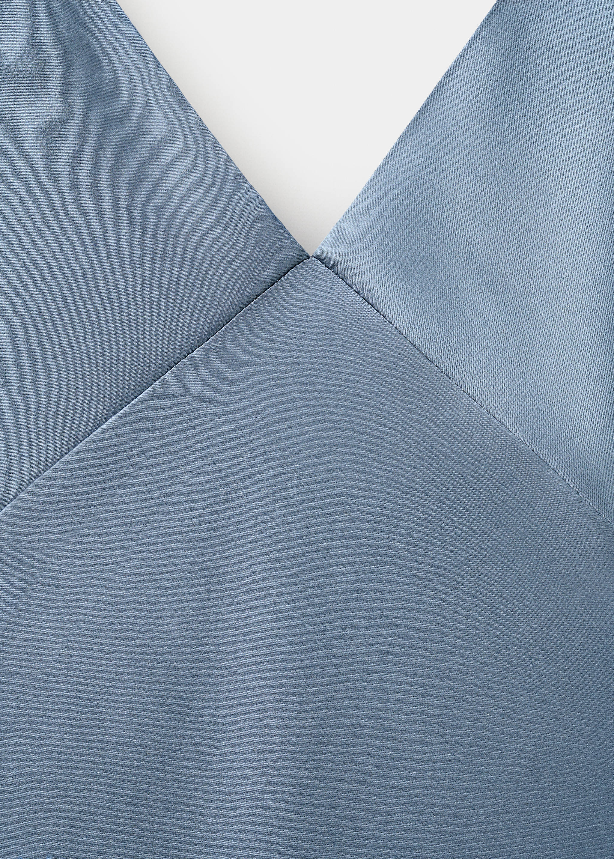 Silk-blend long dress - Details of the article 0