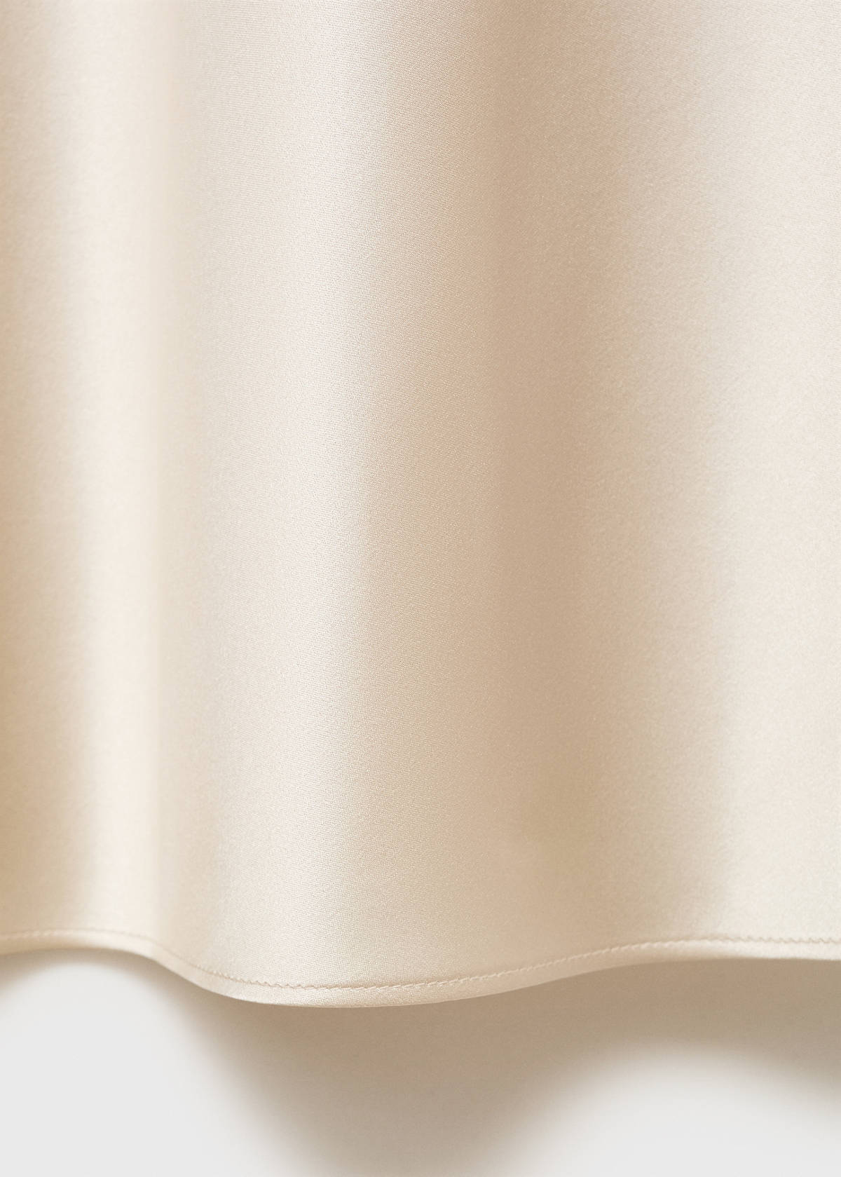 Silk strapless nightgown — Light/Pastel Grey