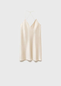 Silk strapless nightgown — Light/Pastel Grey 7