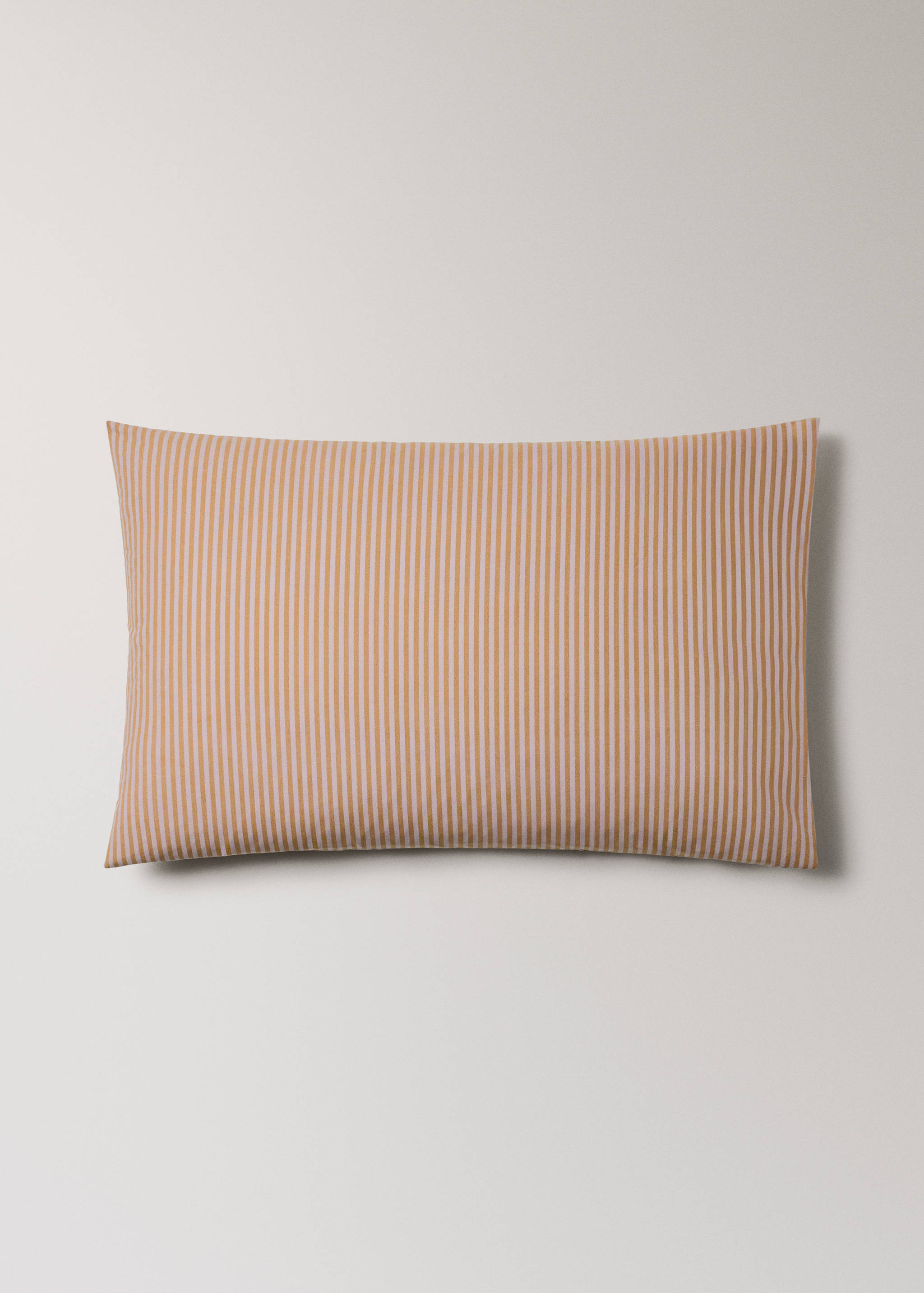 Cotton percale pillowcase 200 thread count small stripe print 50x75 cm - Article without model