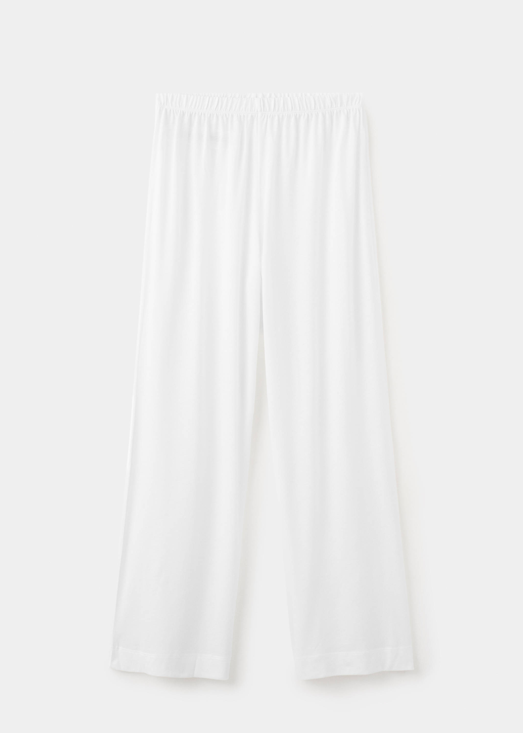 Basic long lyocell pants - Article without model