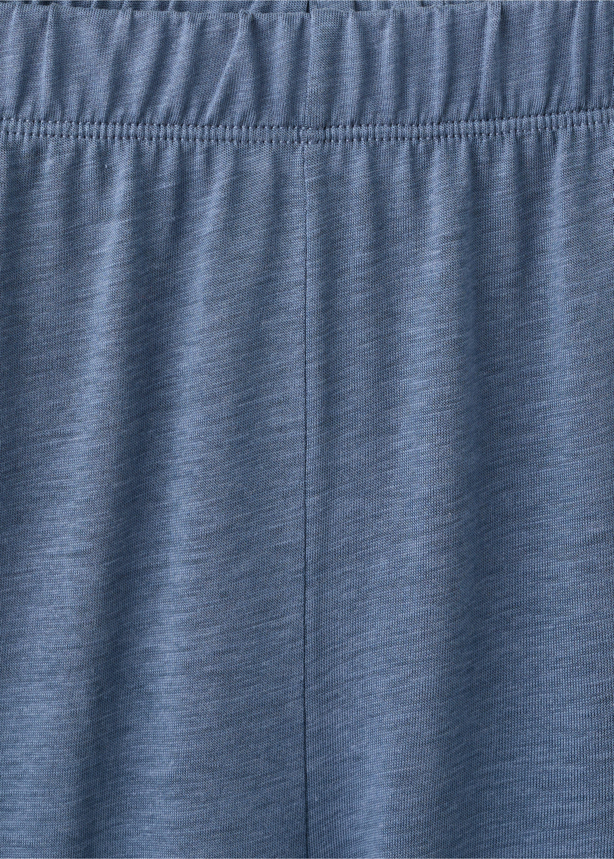 Pantaloni lungi basic din lyocell - Detaliu al articolului 8, Albastru. Ref: 27043333-00.