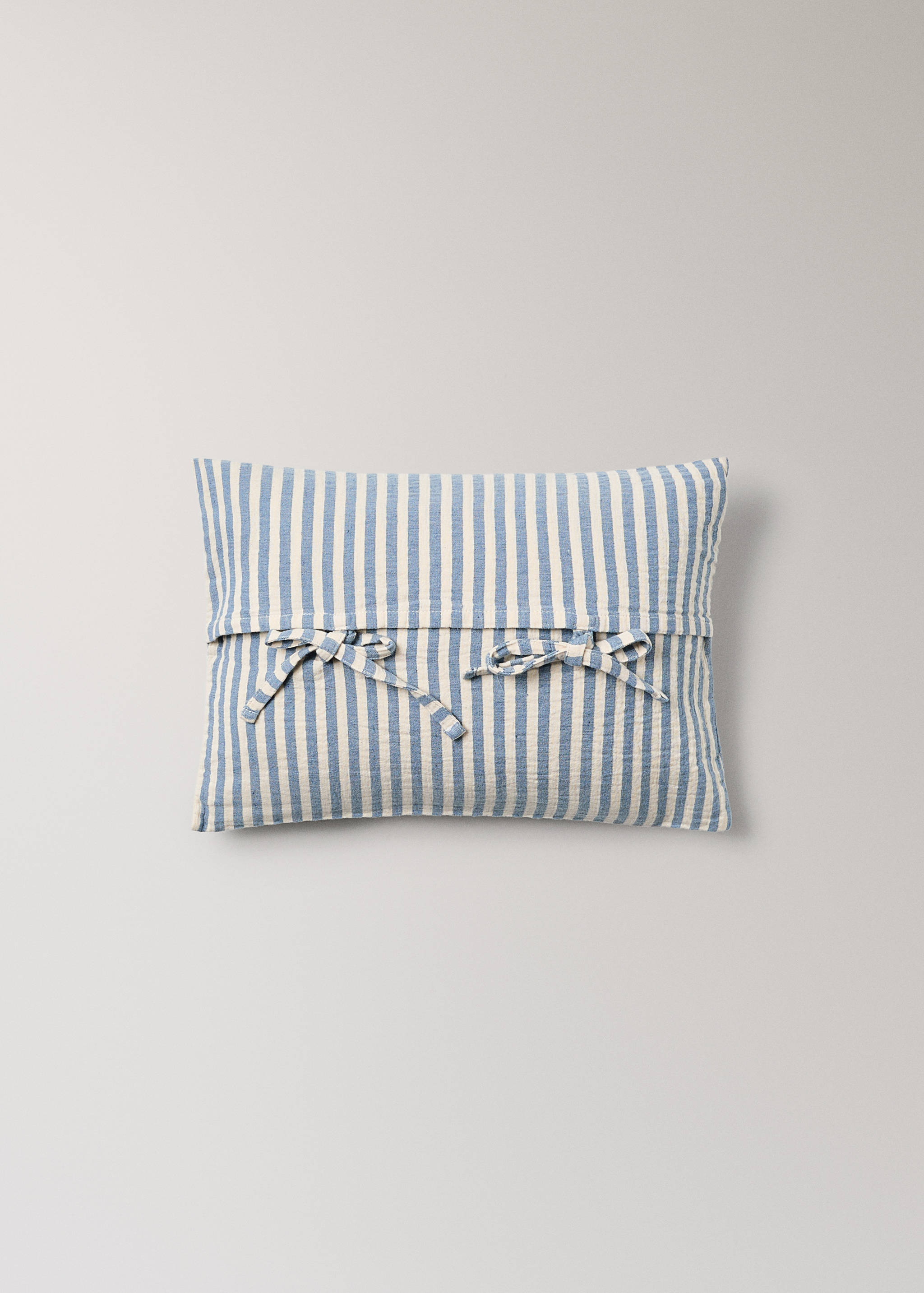 Housse coussin coton à rayures - Détail de l'article 1