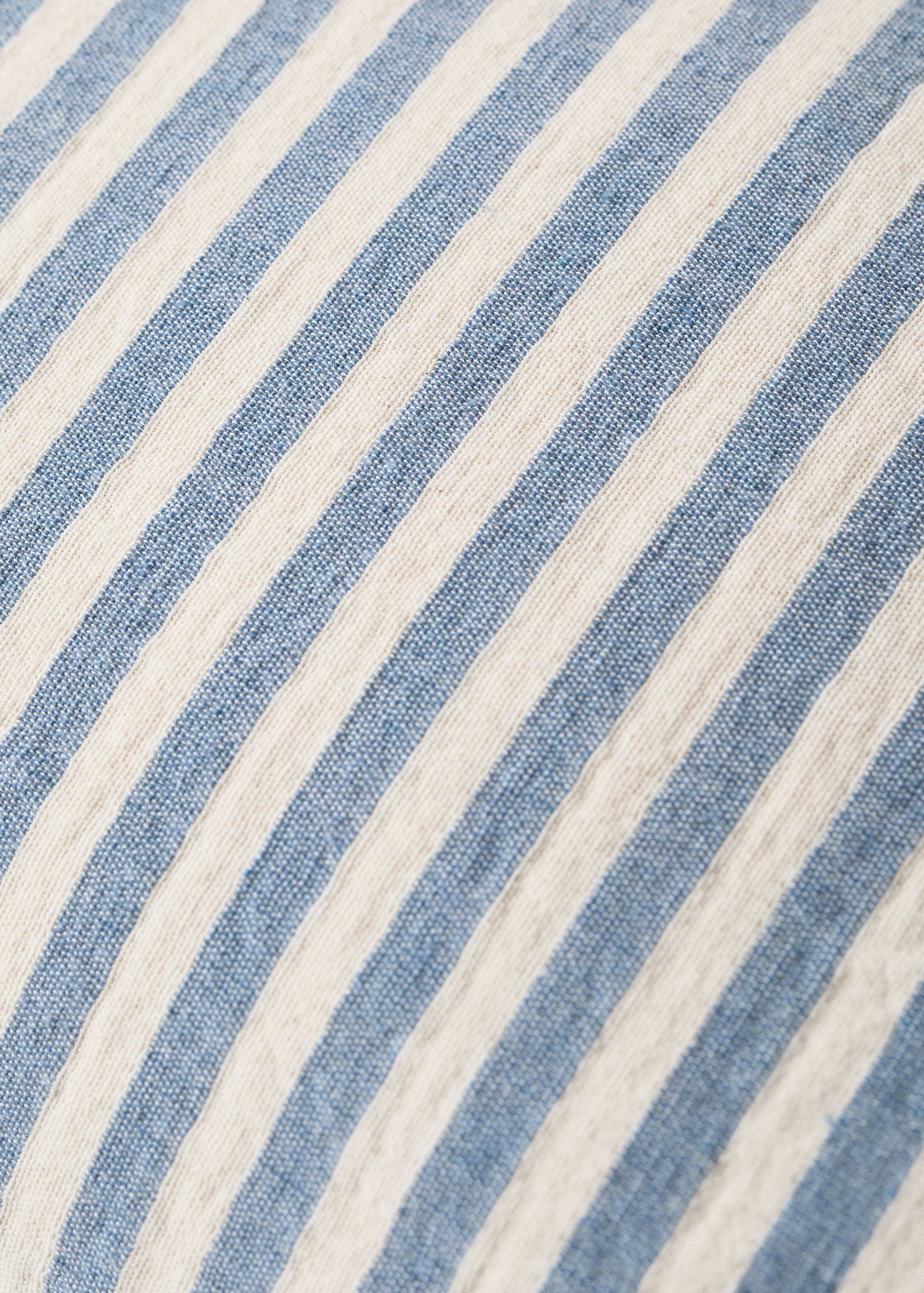 Housse coussin coton à rayures - Détail de l'article 3