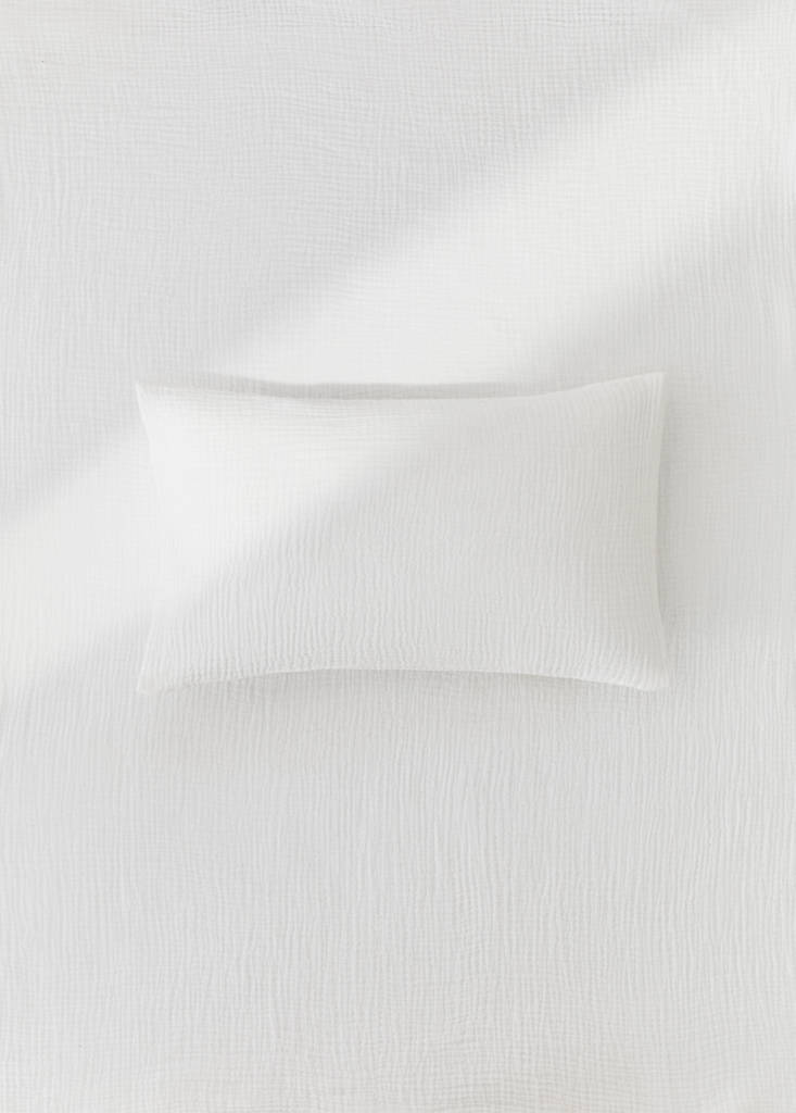 Funda almohada cuna tejido gasa
