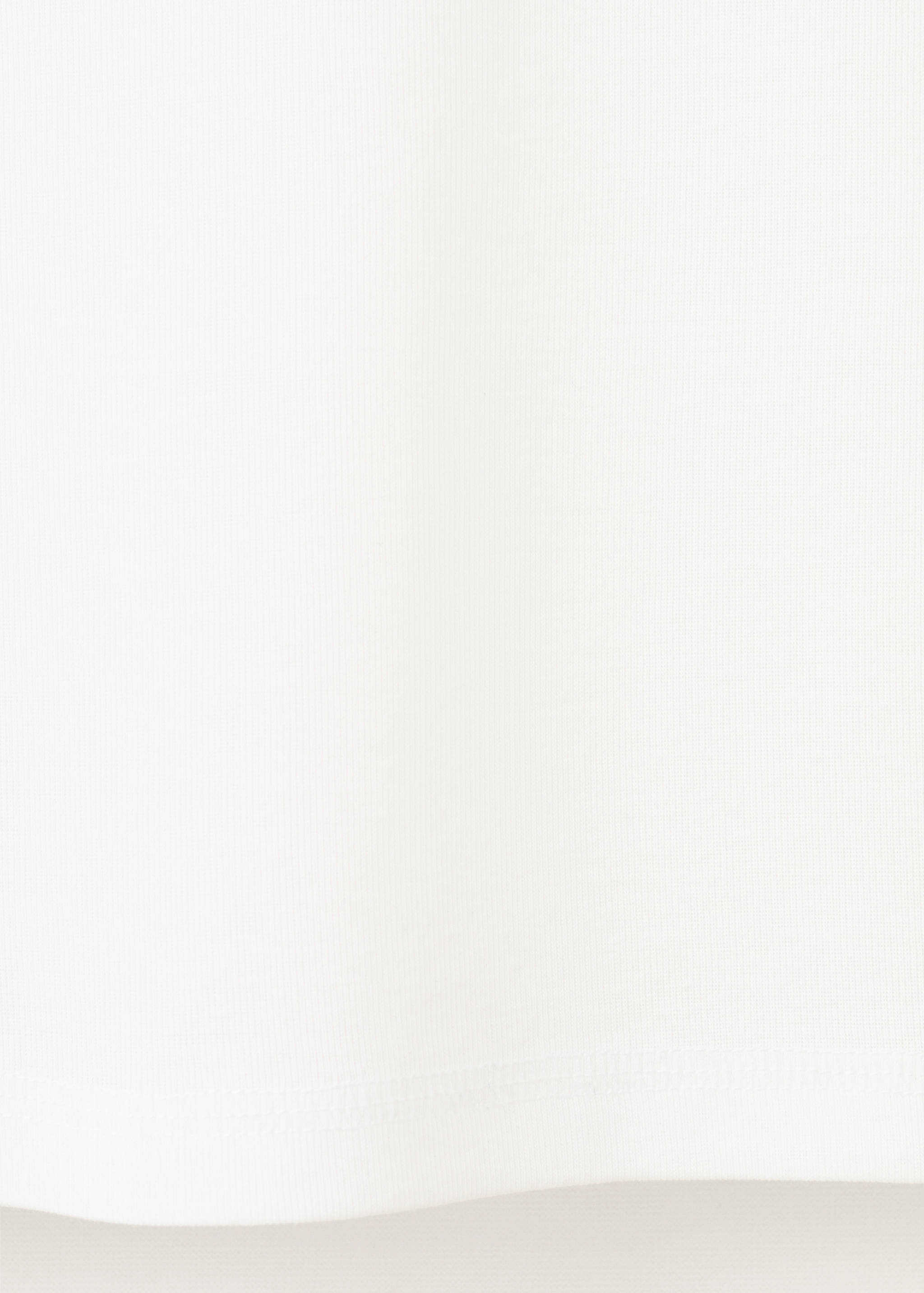 Cotton round-neck top - Details of the article 0