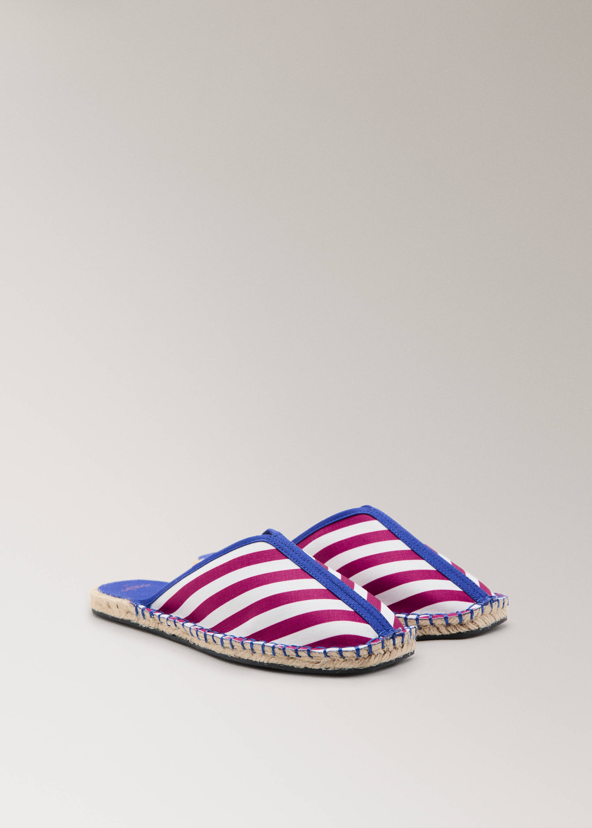 Striped espadrille - Medium plane