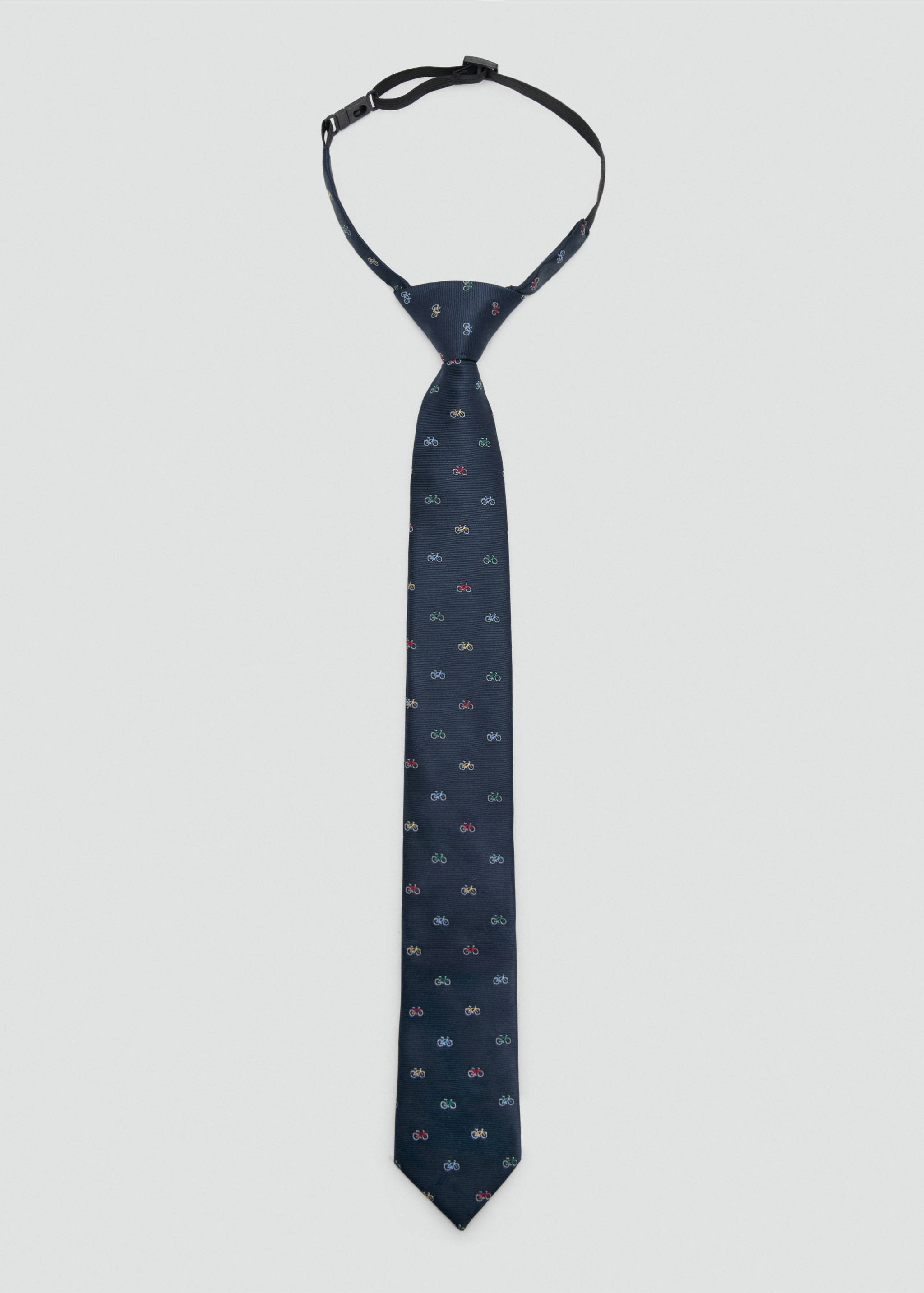 Corbata estampada bicis - Artículo sin modelo, Azul marino. Ref: 27043707-00.