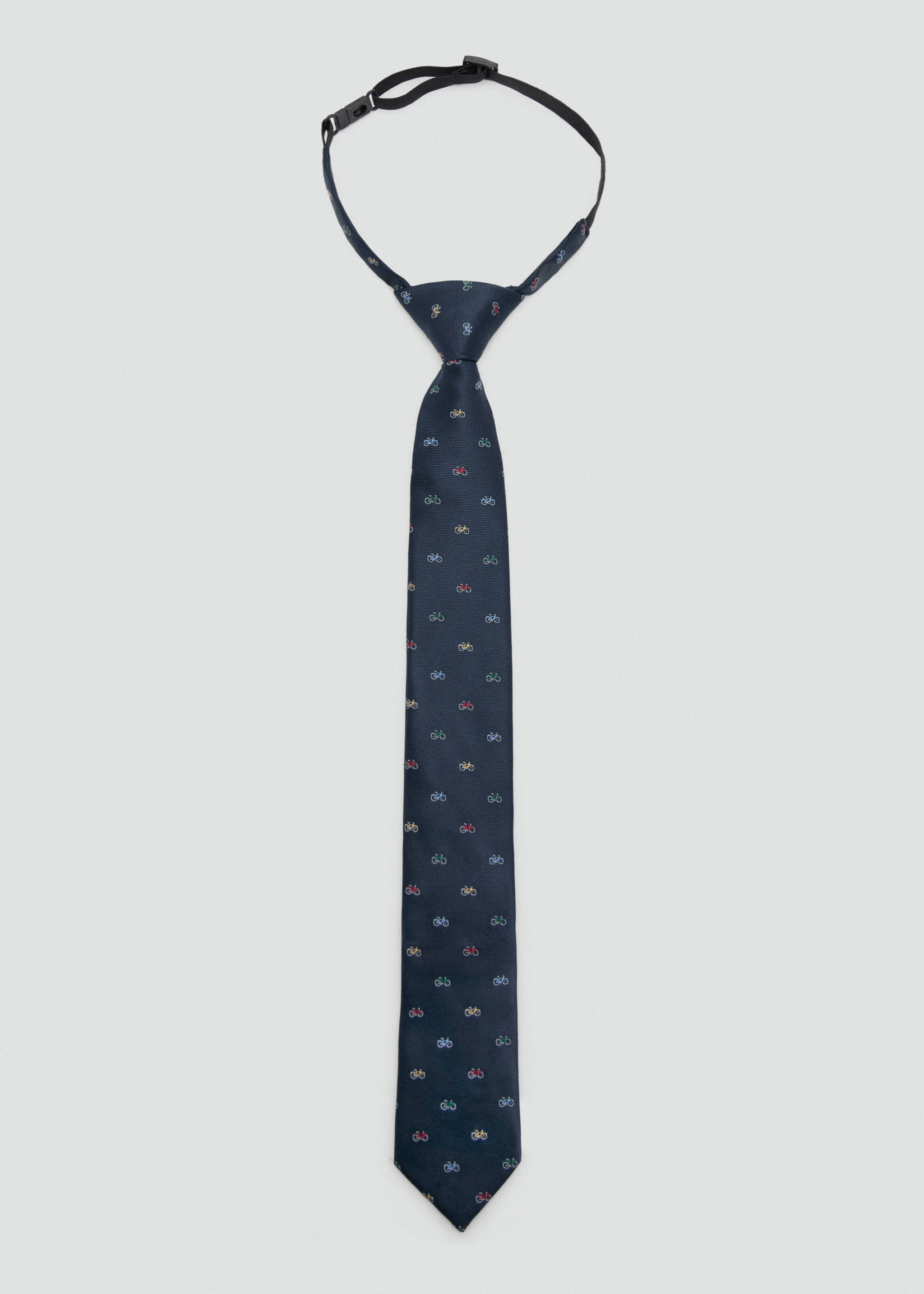 Bicycle print tie - Article without model